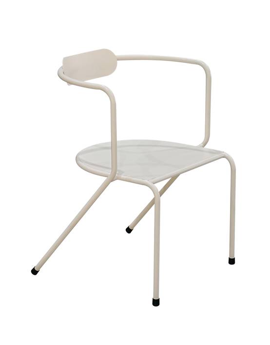 Ecloz - Salon de jardin balcon encastrable acier 2 personnes sable Floreal ECLOZ - Image 6