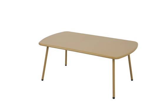Ecloz - Table basse de jardin acier ocre Eline ECLOZ - Image 1