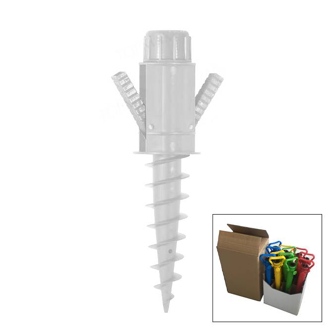 Ecloz - Pied de Parasol Vis 40cm en plastique ECLOZ - Imagen 1