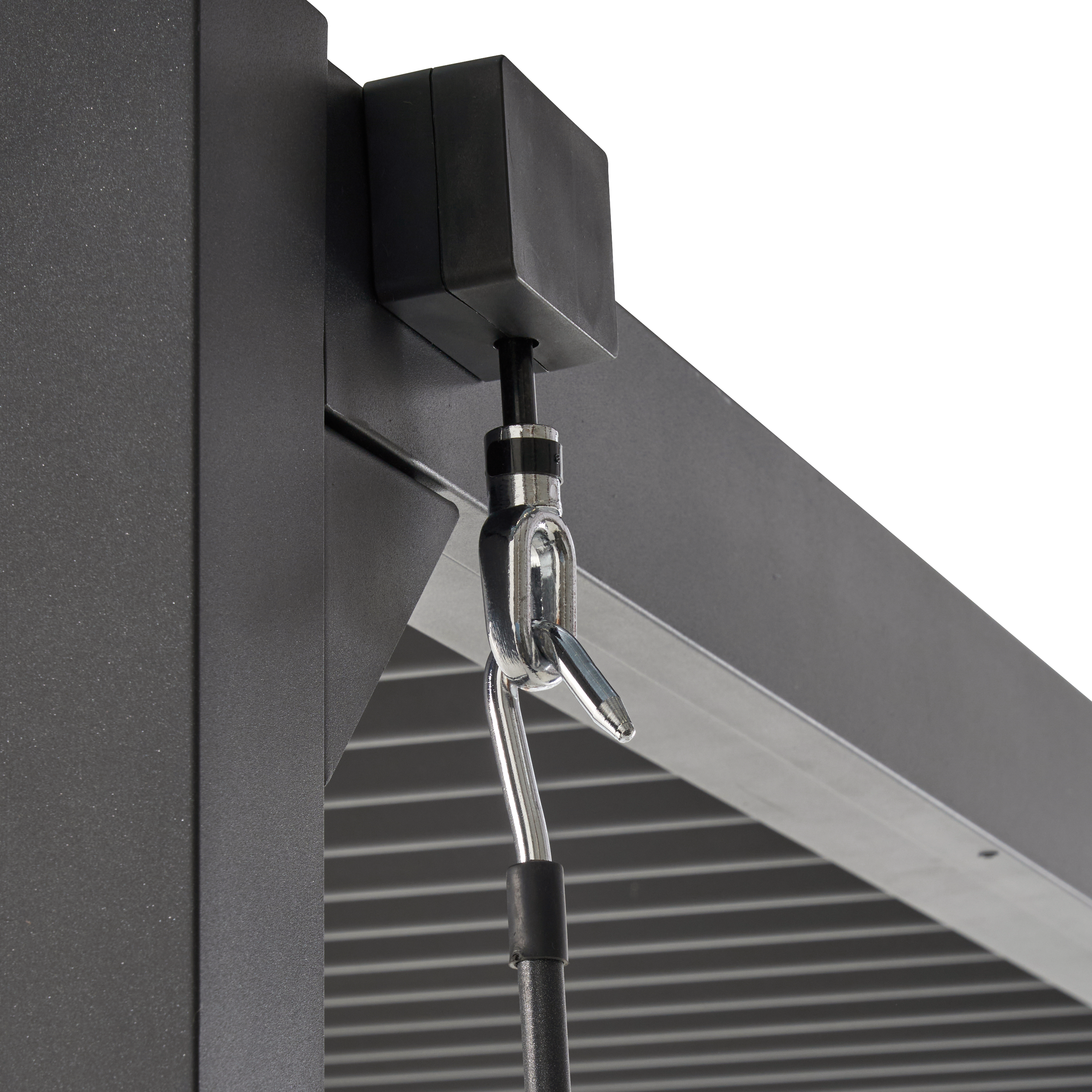 Ecloz - Pergola bioclimatique 3x3m alu acier anthracite ECLOZ - Image 3