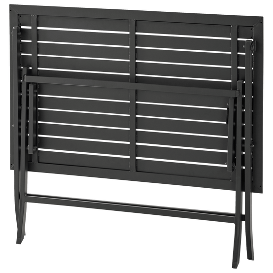Ecloz - Table de jardin rectangulaire pliante aluminium 4 personnes Ferrand anthracite ECLOZ - Image 3