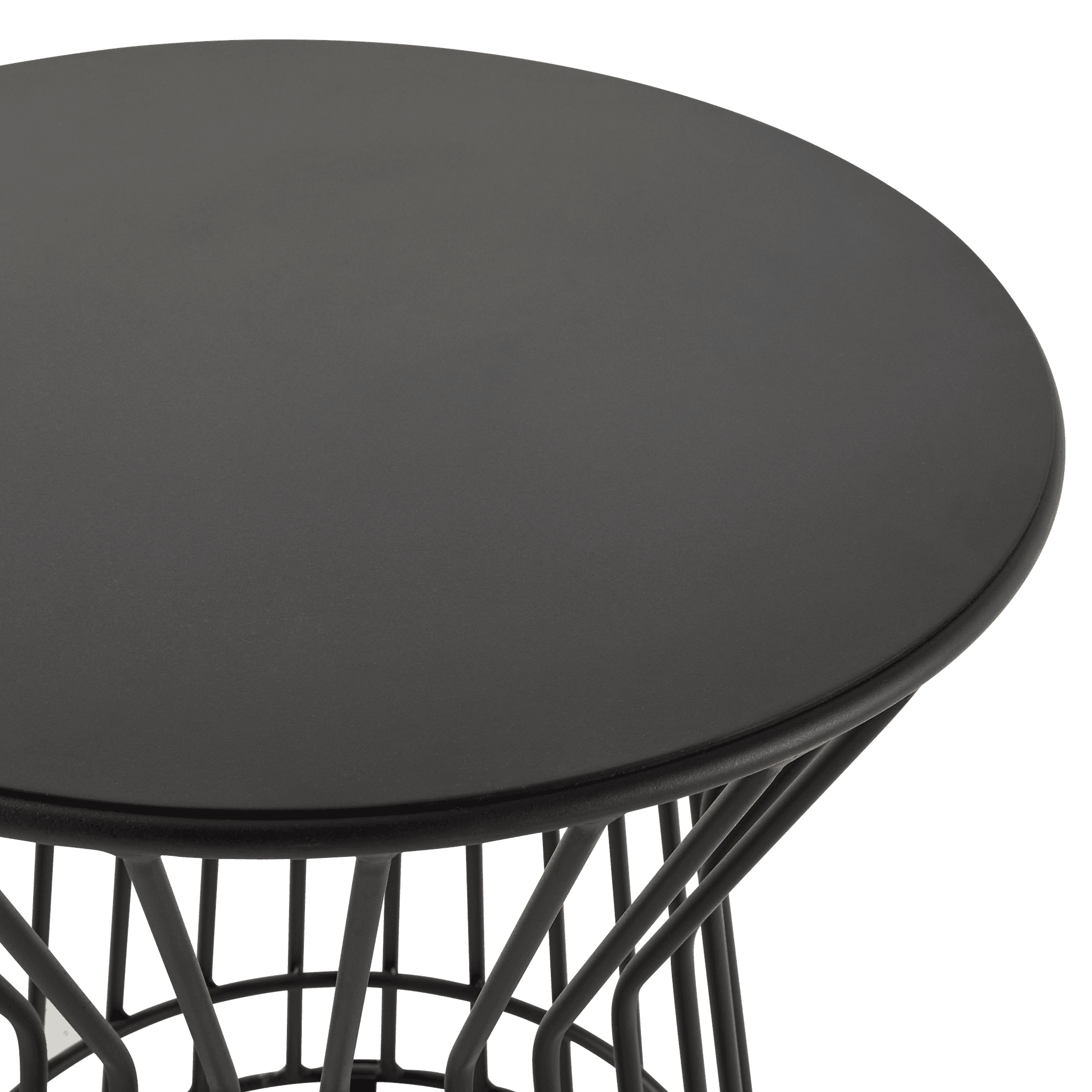 Ecloz - Ensemble 2 tables d'appoint de jardin acier anthracite Francette ECLOZ - Image 6