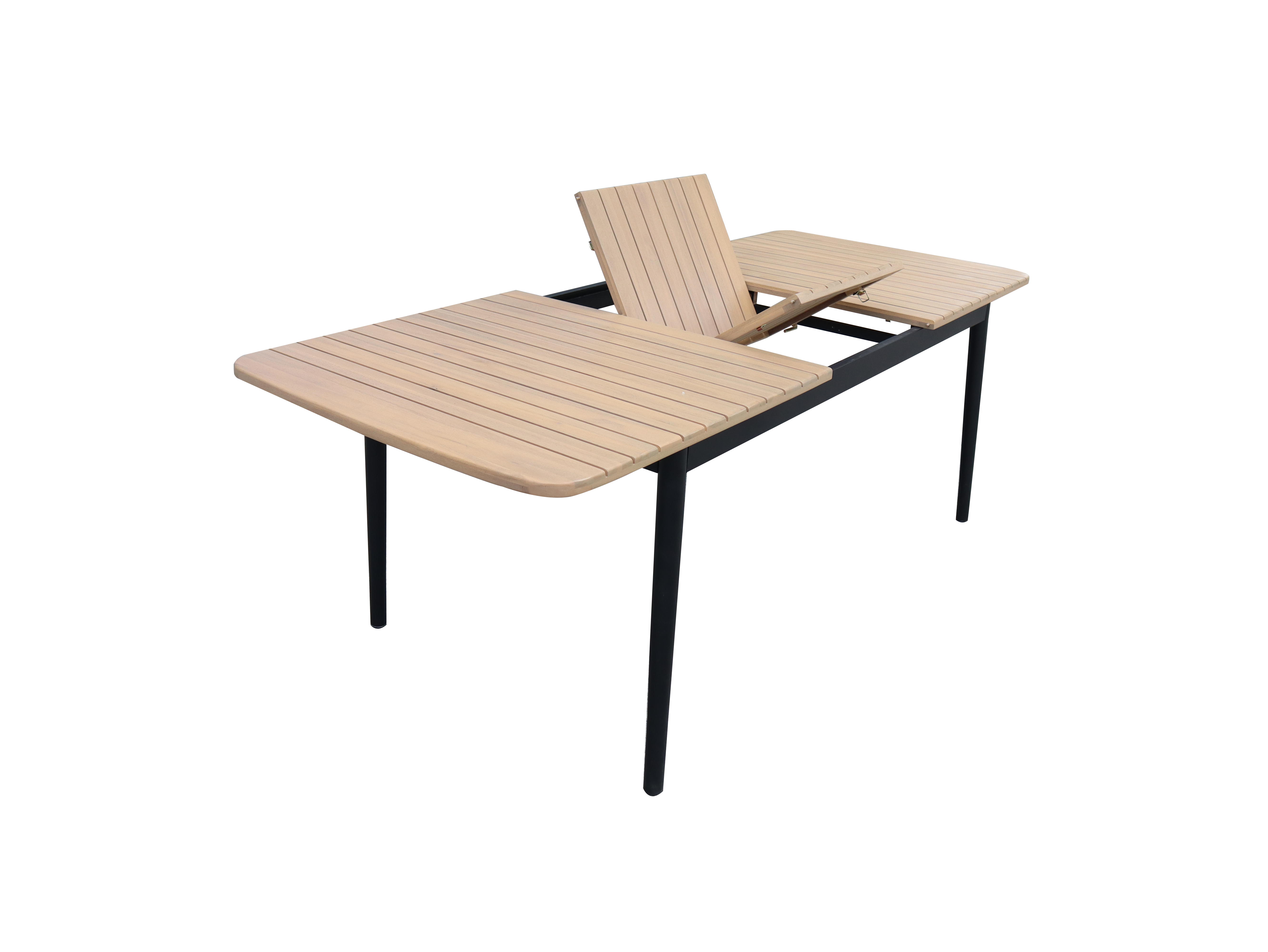 Ecloz - Table de jardin rectangulaire extensible acacia 8/10 personnes Fedora ECLOZ - Imagen 4