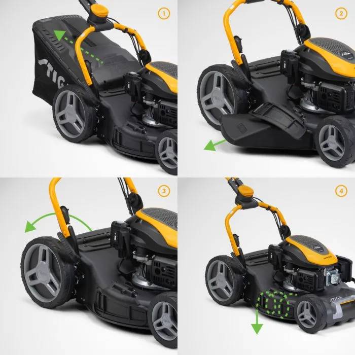 Stiga - Tondeuse thermique Combi 753 SE - 166cc / 51cm + demarrage electrique - STIGA - Imagen 2