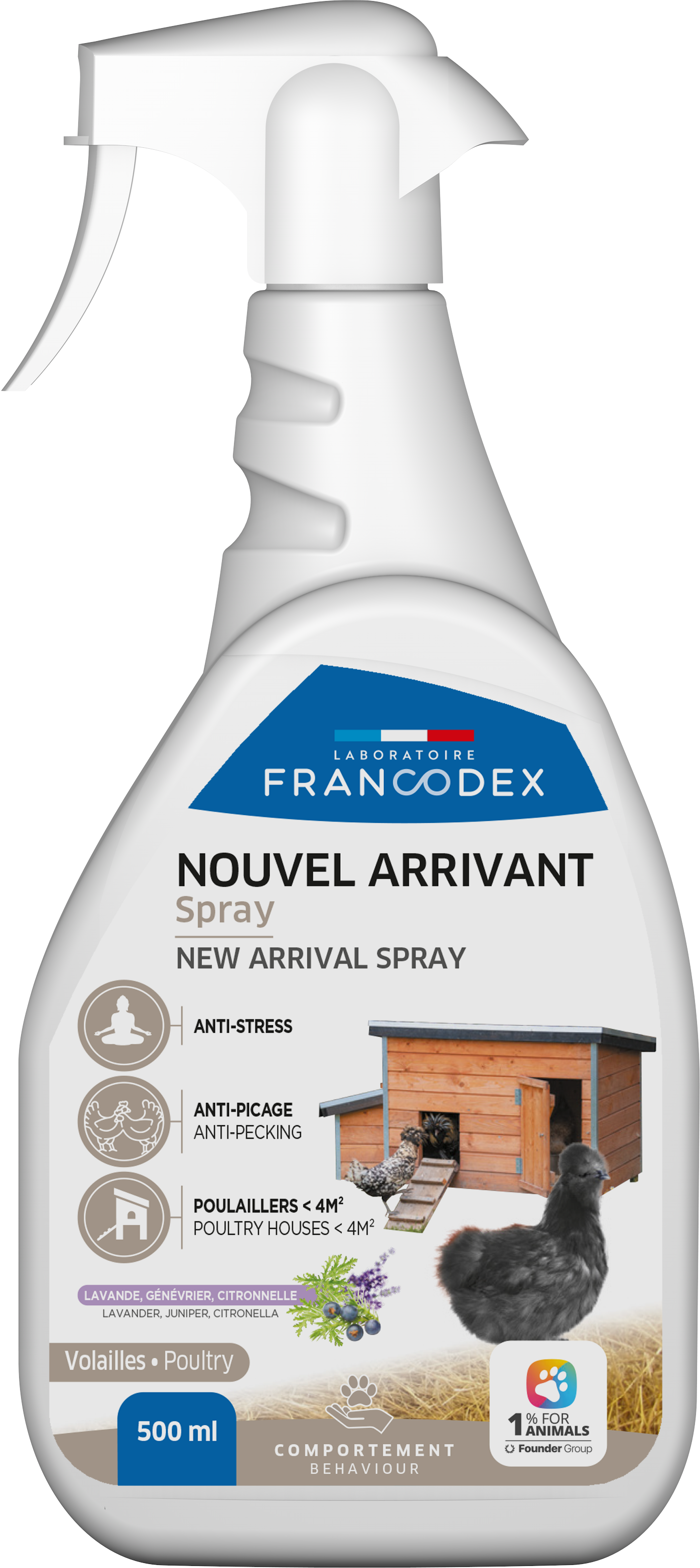 Francodex - SPRAY NOUVEL ARRIVANT BC 500ML