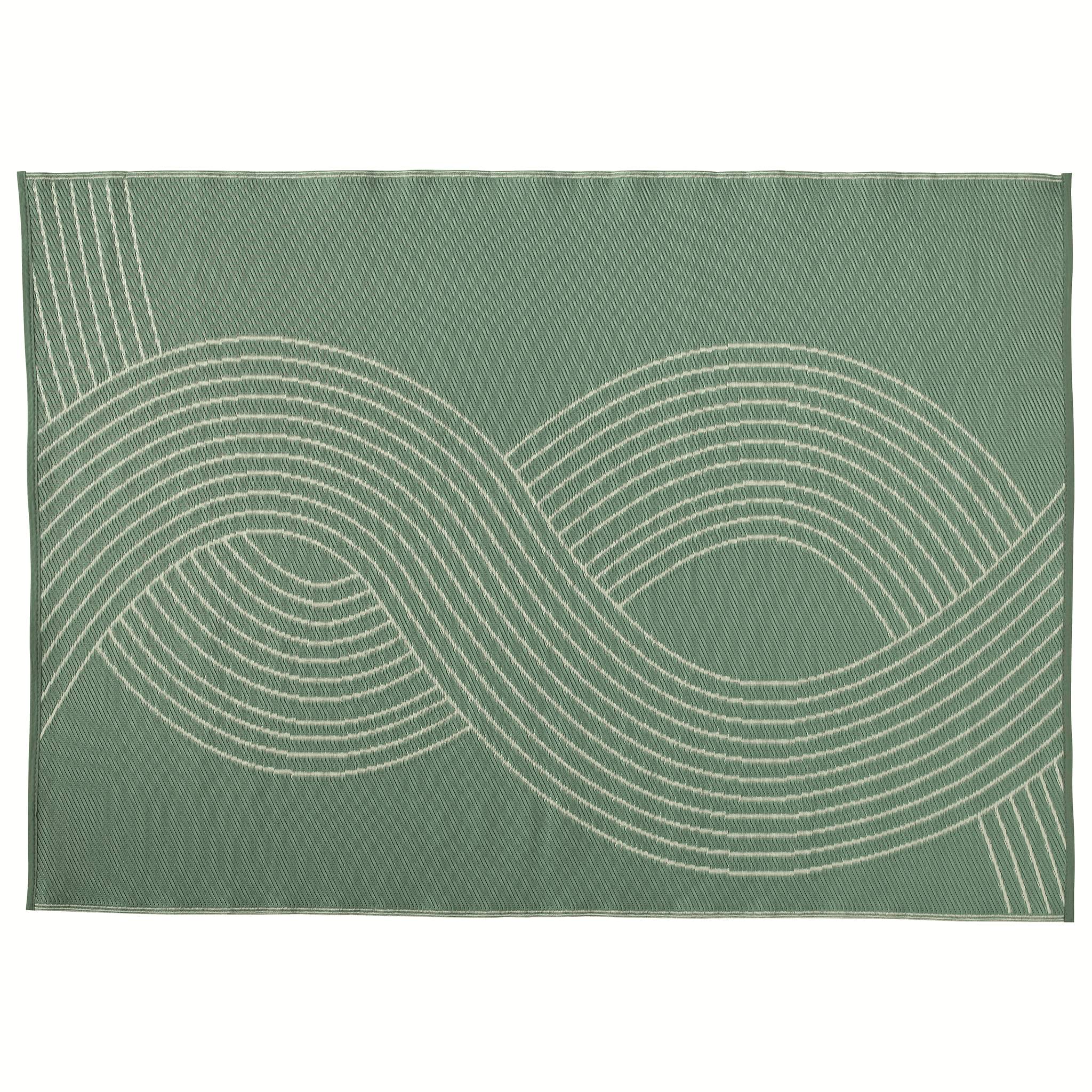 Ecloz - Tapis d'extérieur polypropylène recyclé 180x120cm motif Forest ECLOZ - Imagen 2