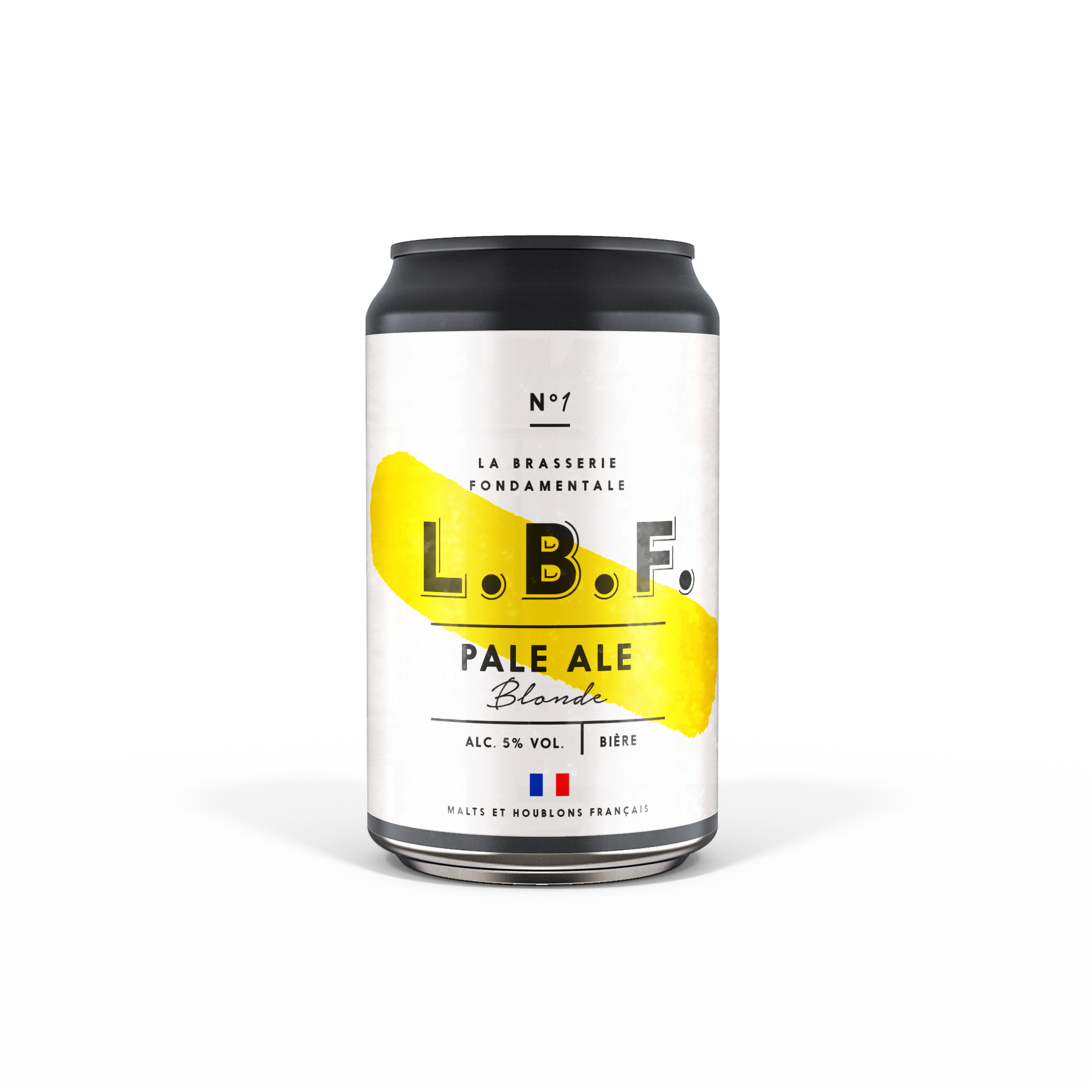 L.B.F. - Bière blonde (Pale Ale) 5° canette 33 cl - L.B.F.
