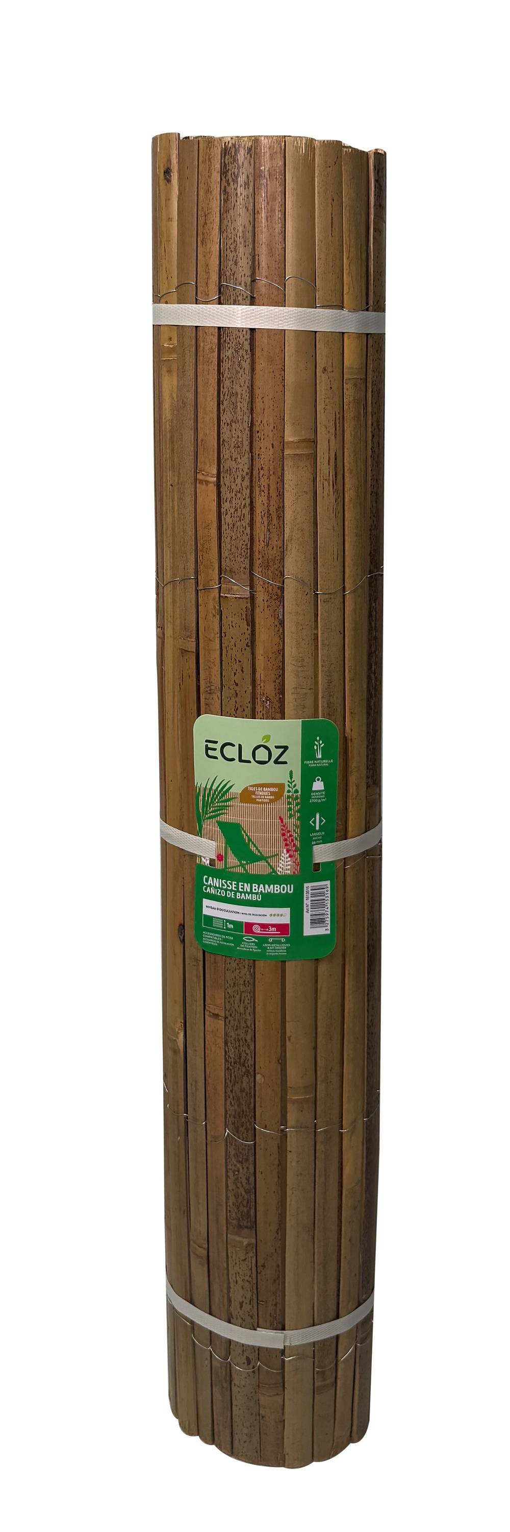 Ecloz - Cañizo de bambú 1 x 3 m - ECLOZ - Imagen 6