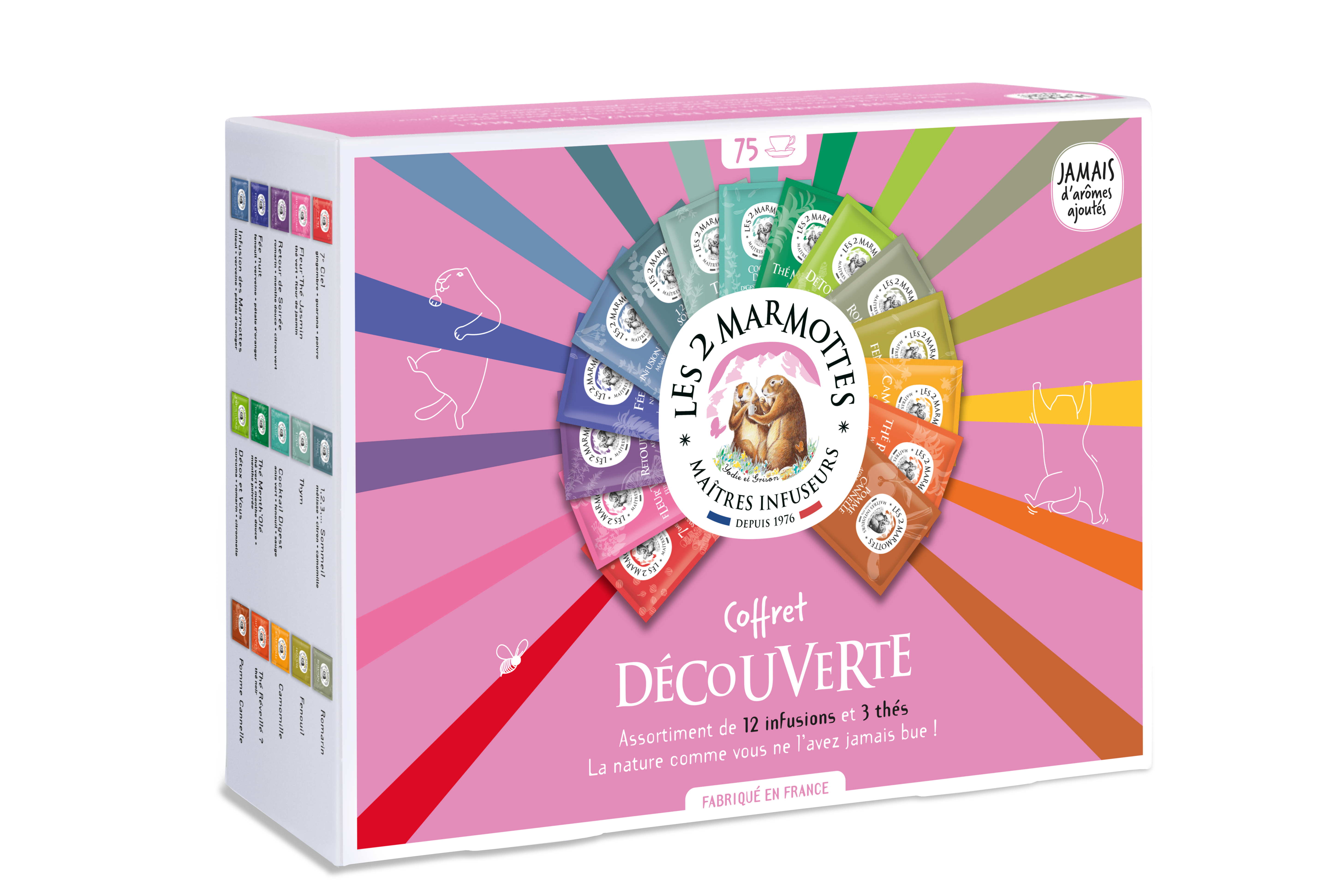 Les 2 Marmottes - Coffret Découverte 114 g - 
Les 2 Marmottes