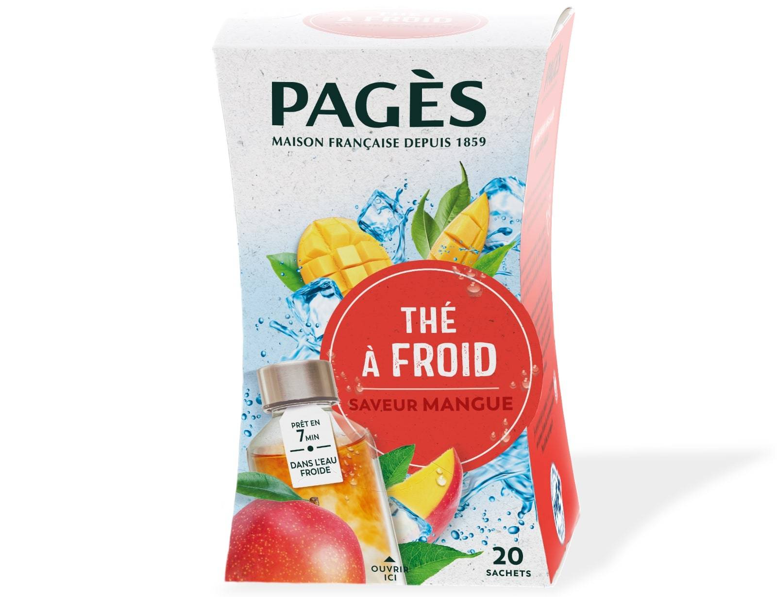 Pages - Thé à froid mangue x20 - Pagès