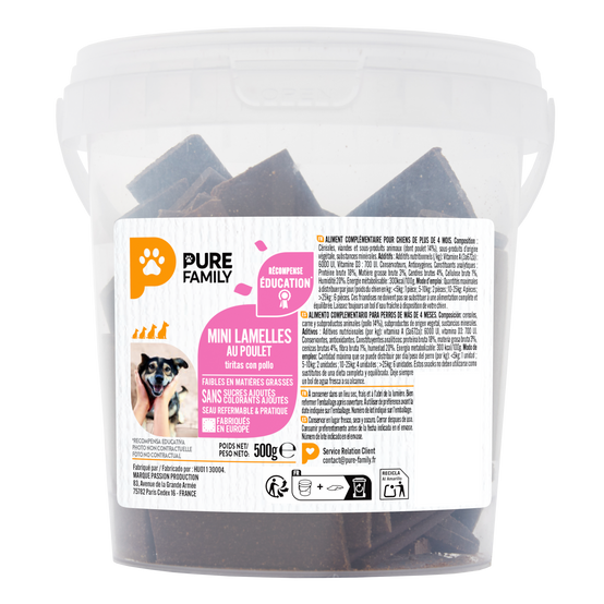 Pure Family - Mini lamelles au poulet - 500 g - PURE FAMILY - Image 1