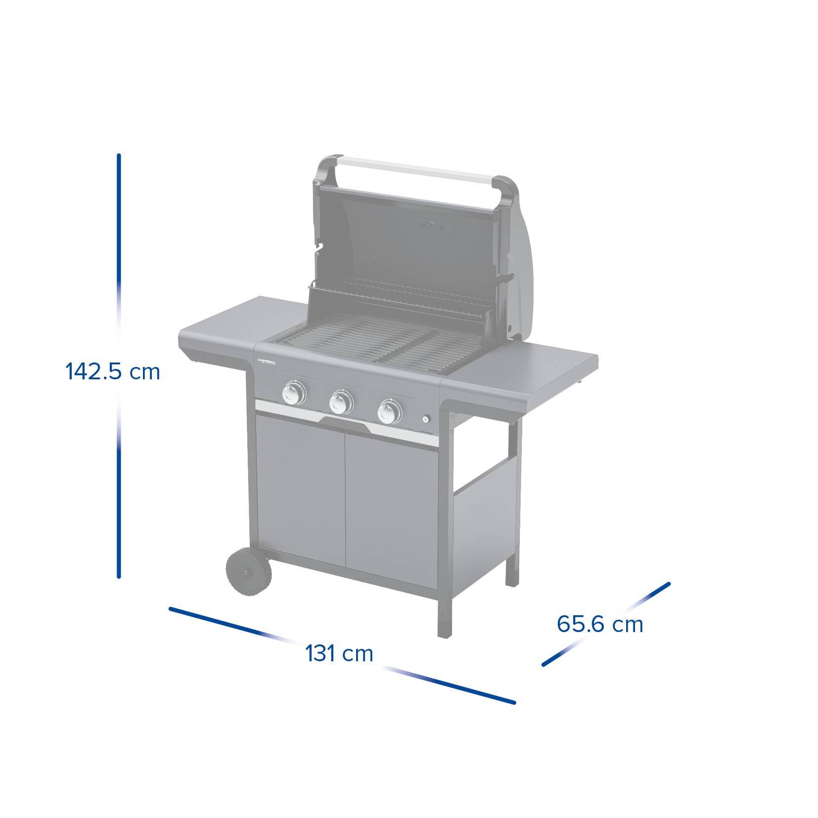 Campingaz - Barbecue gaz 3 brûleurs avec plancha Select 3 LX Plus Campingaz - Imagen 5
