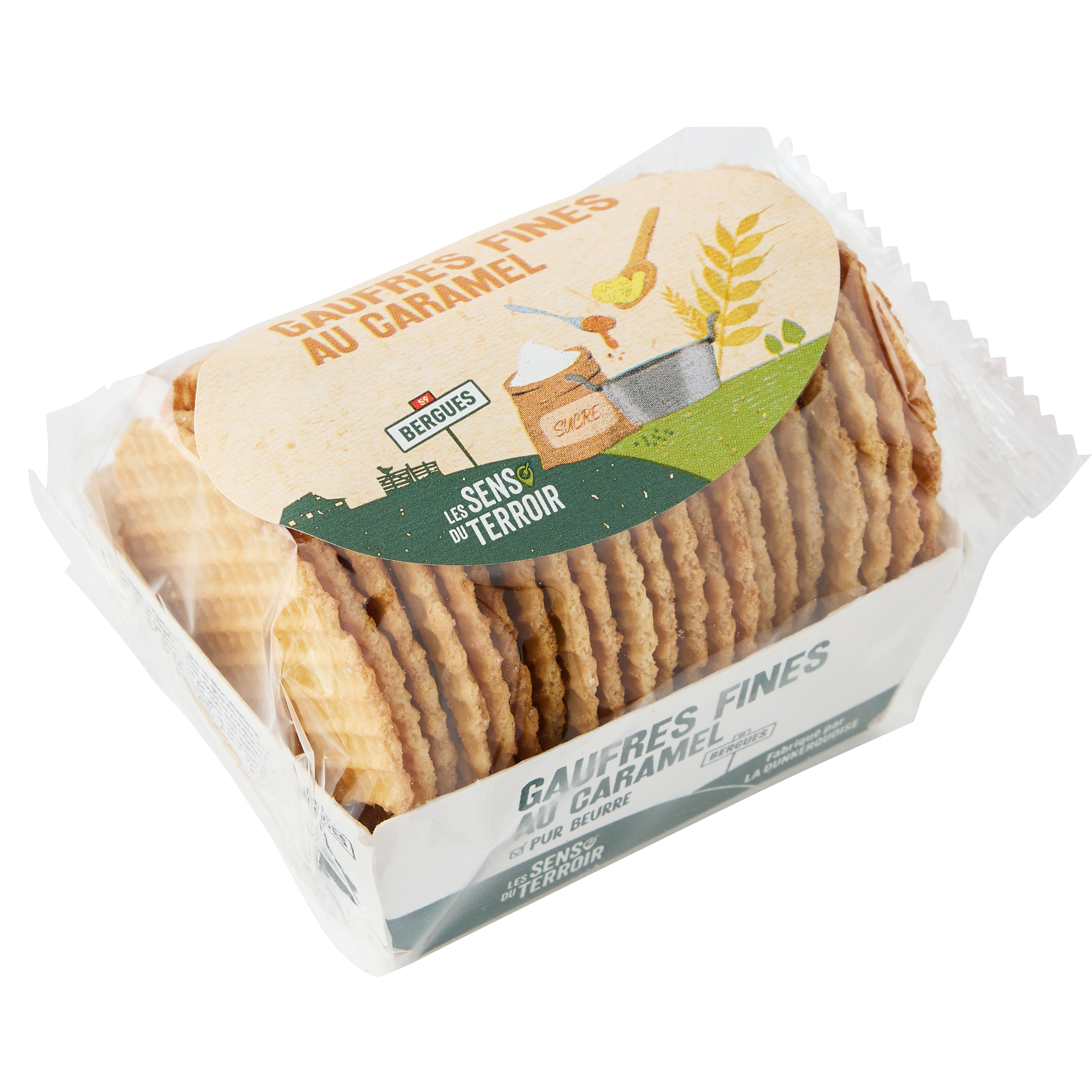 Les Sens du Terroir - Gaufres fines au caramel 175 g - Les Sens du Terroir - Imagen 2