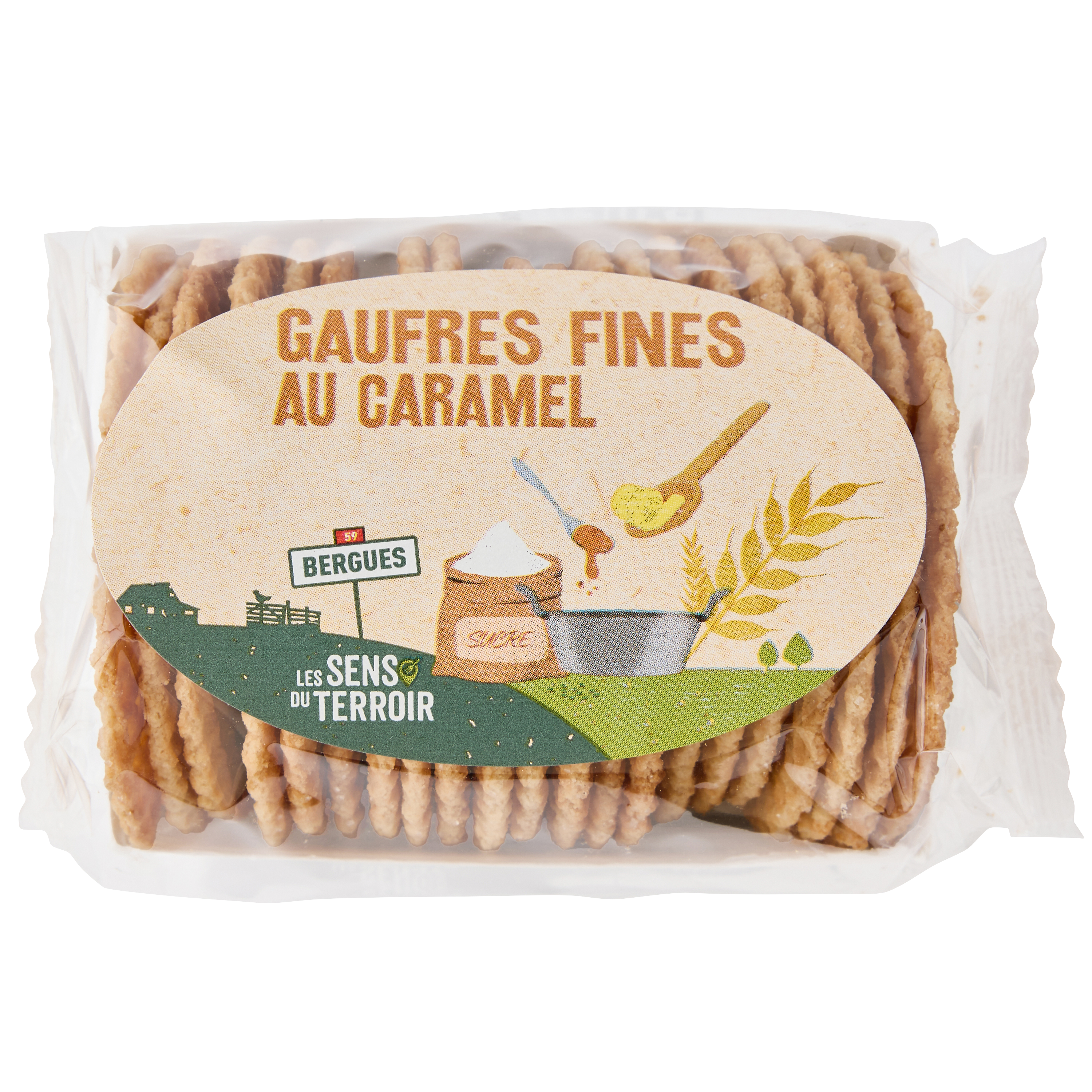 Les Sens du Terroir - Gaufres fines au caramel 175 g - Les Sens du Terroir - Imagen 1