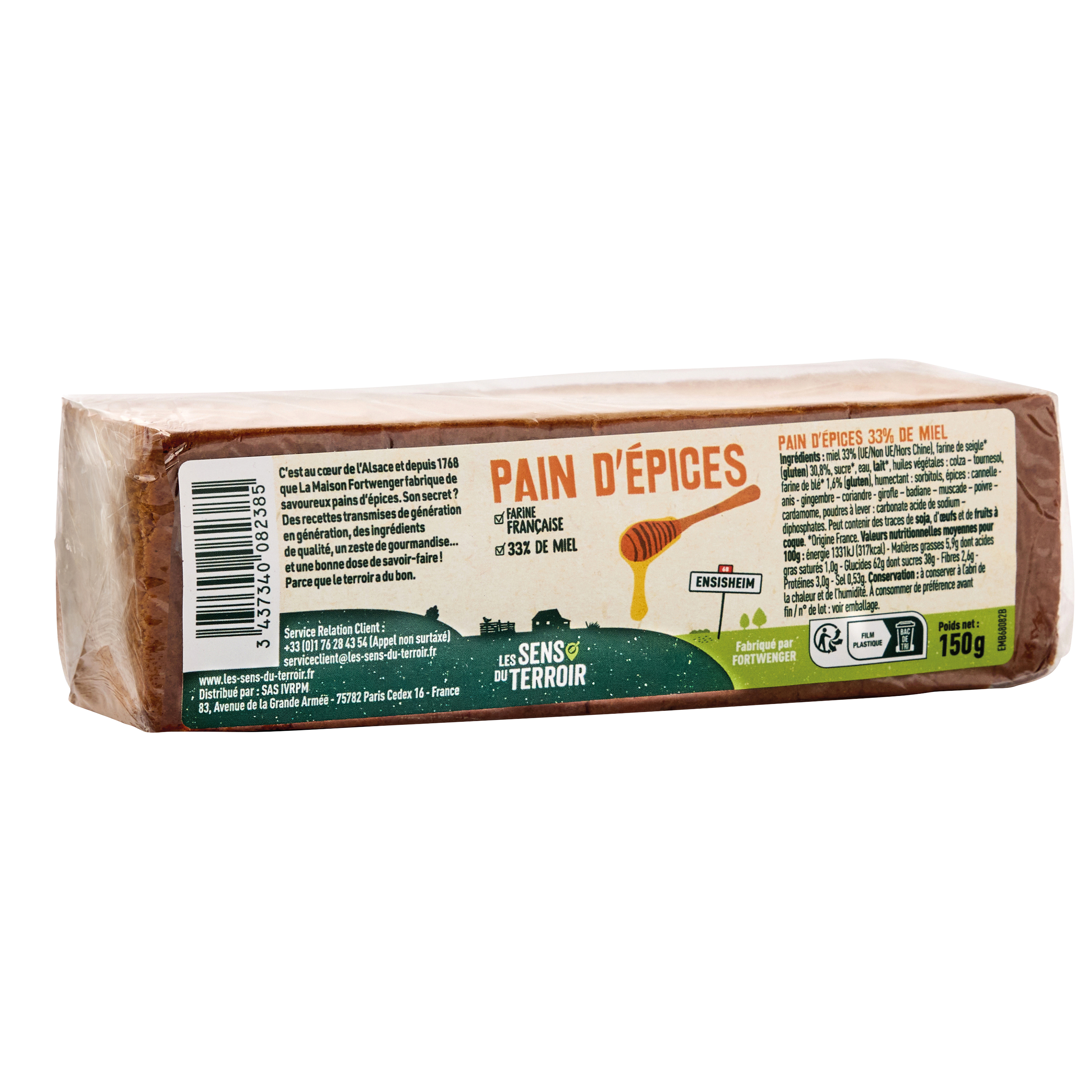 Les Sens du Terroir - Pain d'épices 150 g- Les Sens du Terroir