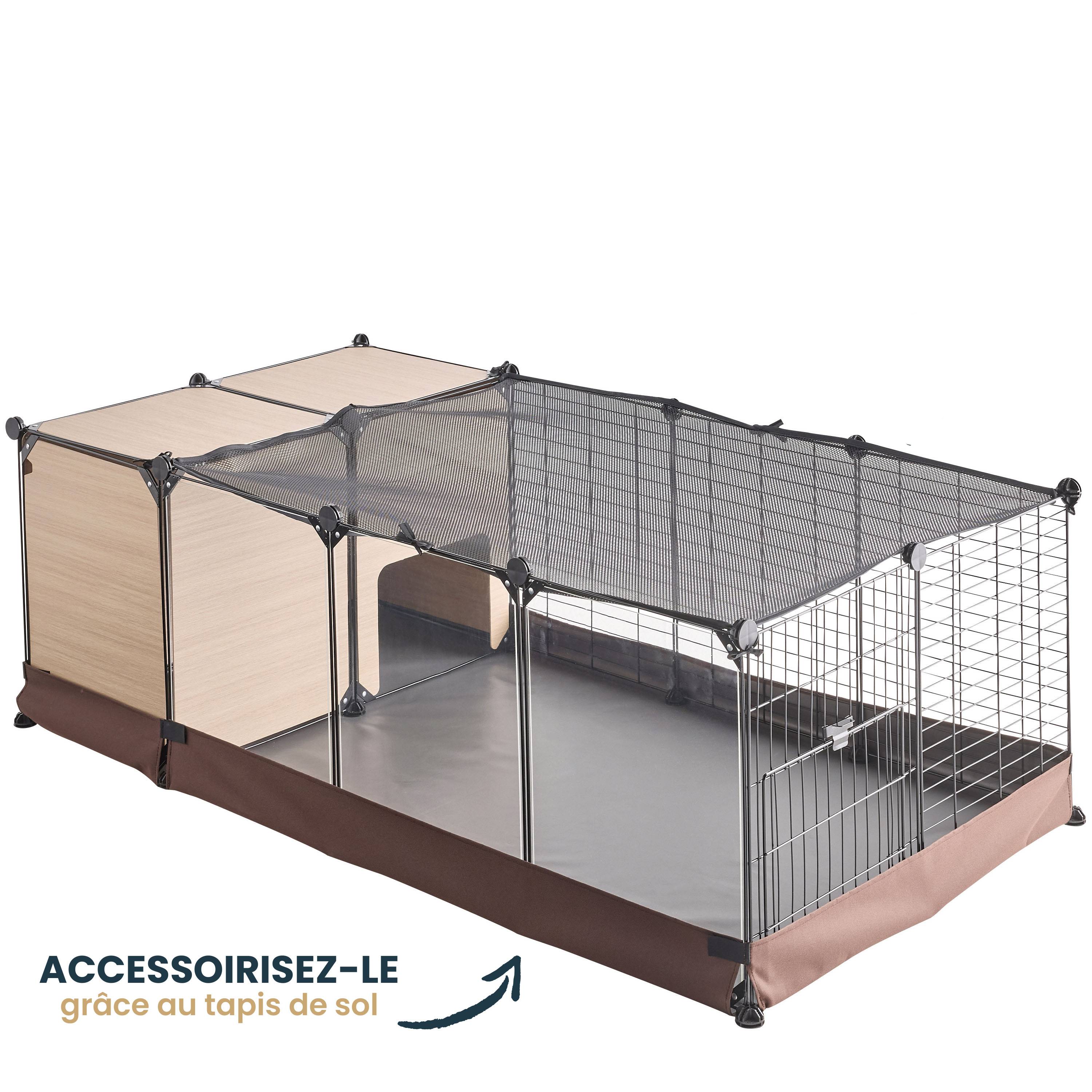Pure Family - Zen Parc - Tapis protection de sol pour enclos modulable lapin nain et cochon d'Inde - PURE FAMILY