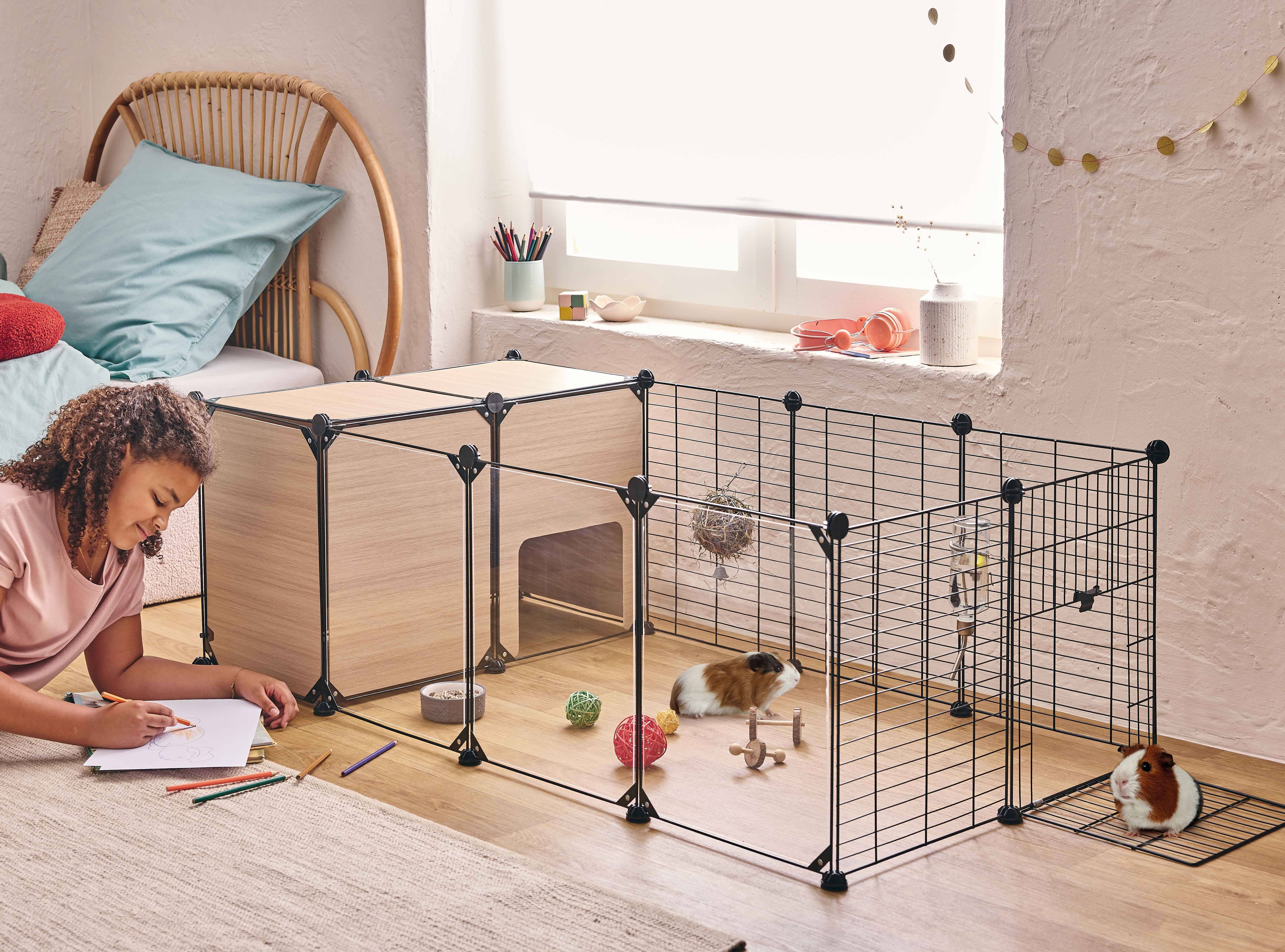 Pure Family - Zen Parc - Enclos modulable lapin nain et cochon d'Inde - PURE FAMILY - Image 3