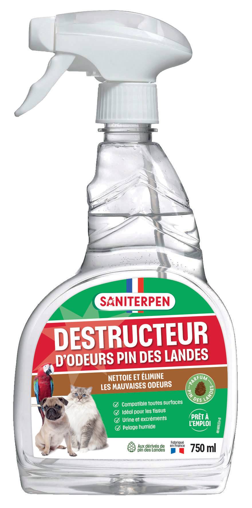 Saniterpen - Destructor de olores Pino de las Landas 750ML - Saniterpen