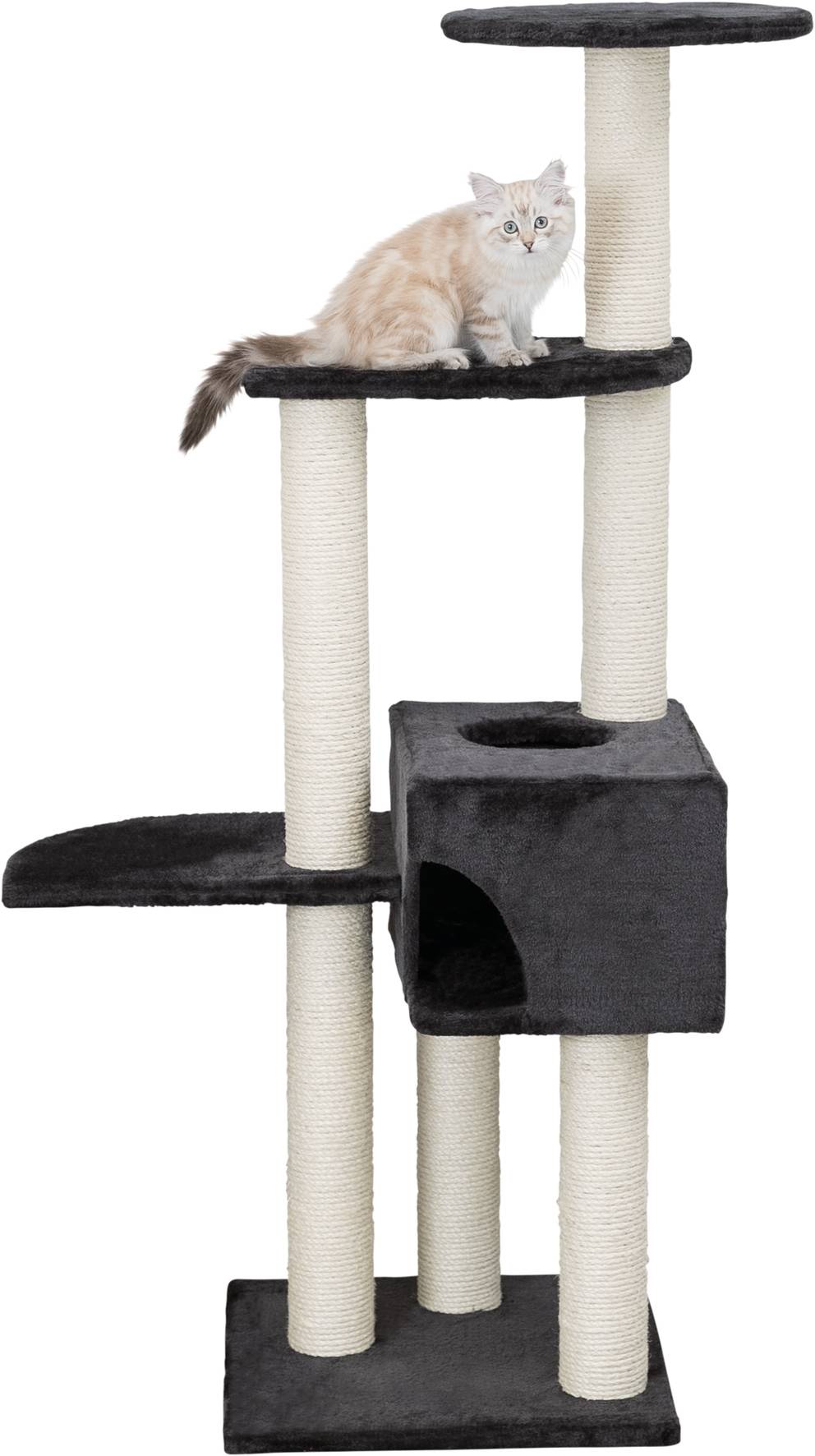 Trixie - Arbre à chat Alicante, anthracite, 142 cm, TRIXIE