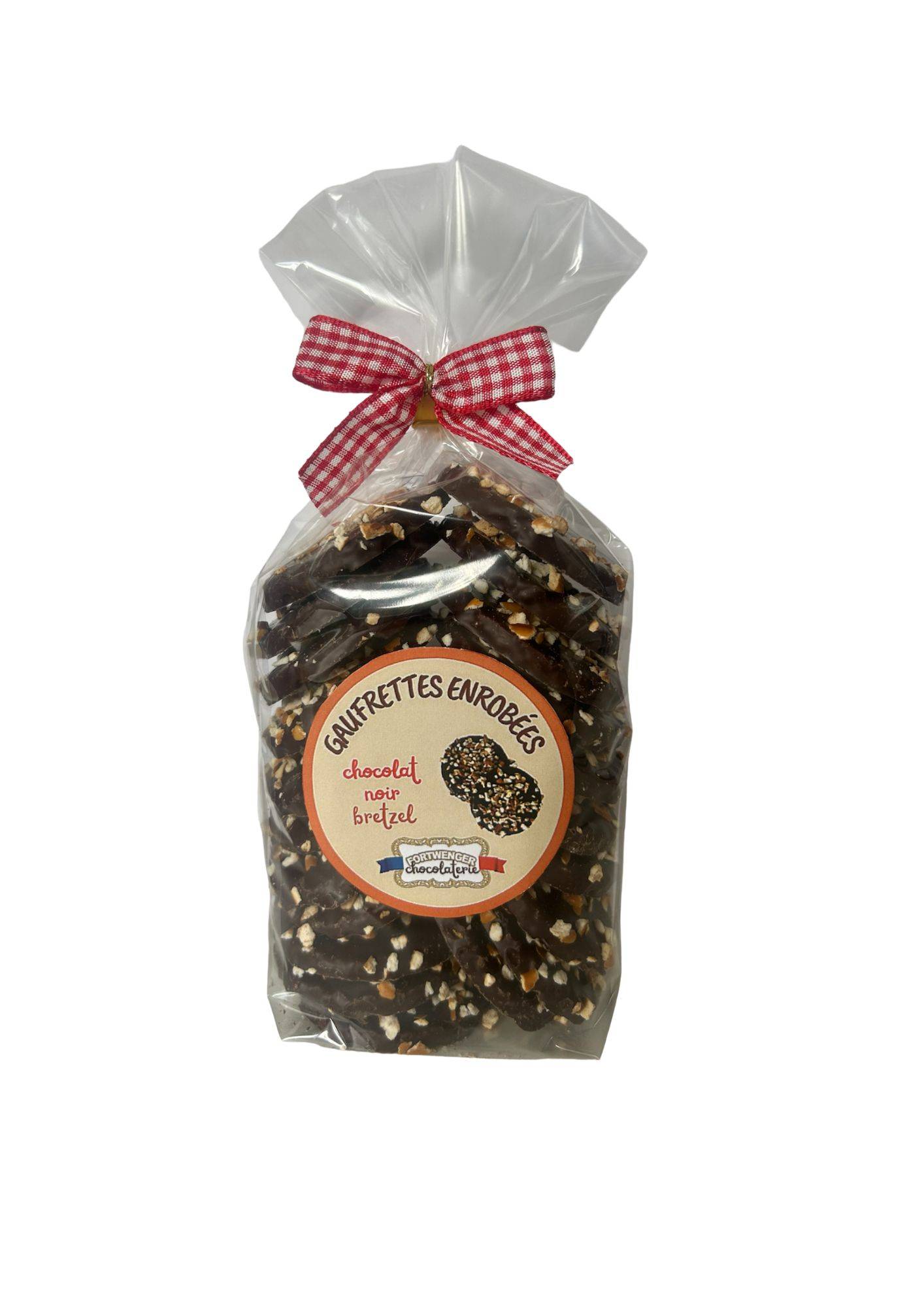 Fortwenger - Gaufrettes au chocolat noir et bretzel 150 g - Fortwenger