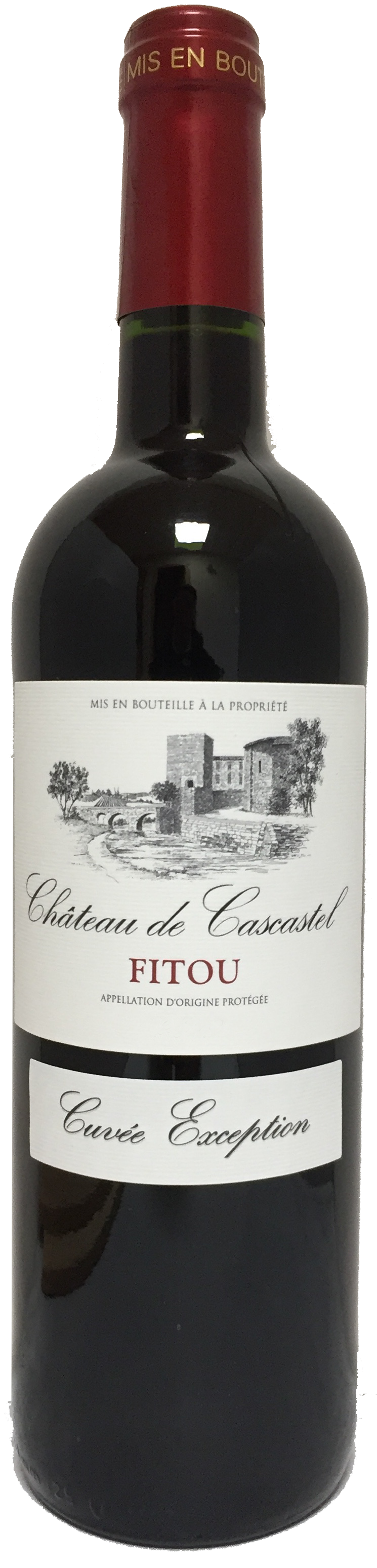 Vignerons De Cascastel - AOP Fitou Château de Cascastel Cuvée Exception 75 cl - Cascastel - Imagen 1