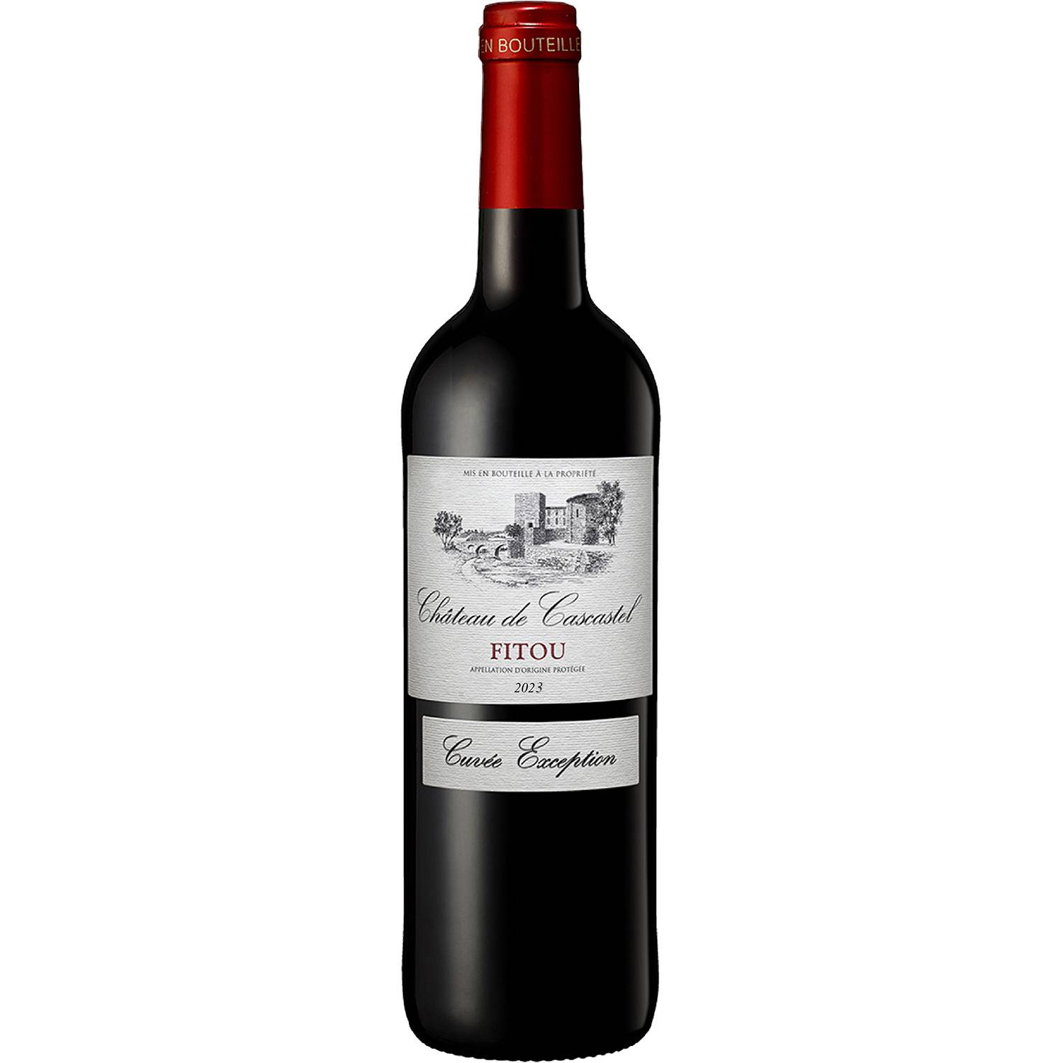 Vignerons De Cascastel - AOP Fitou Château de Cascastel Cuvée Exception 75 cl - Cascastel - Imagen 2