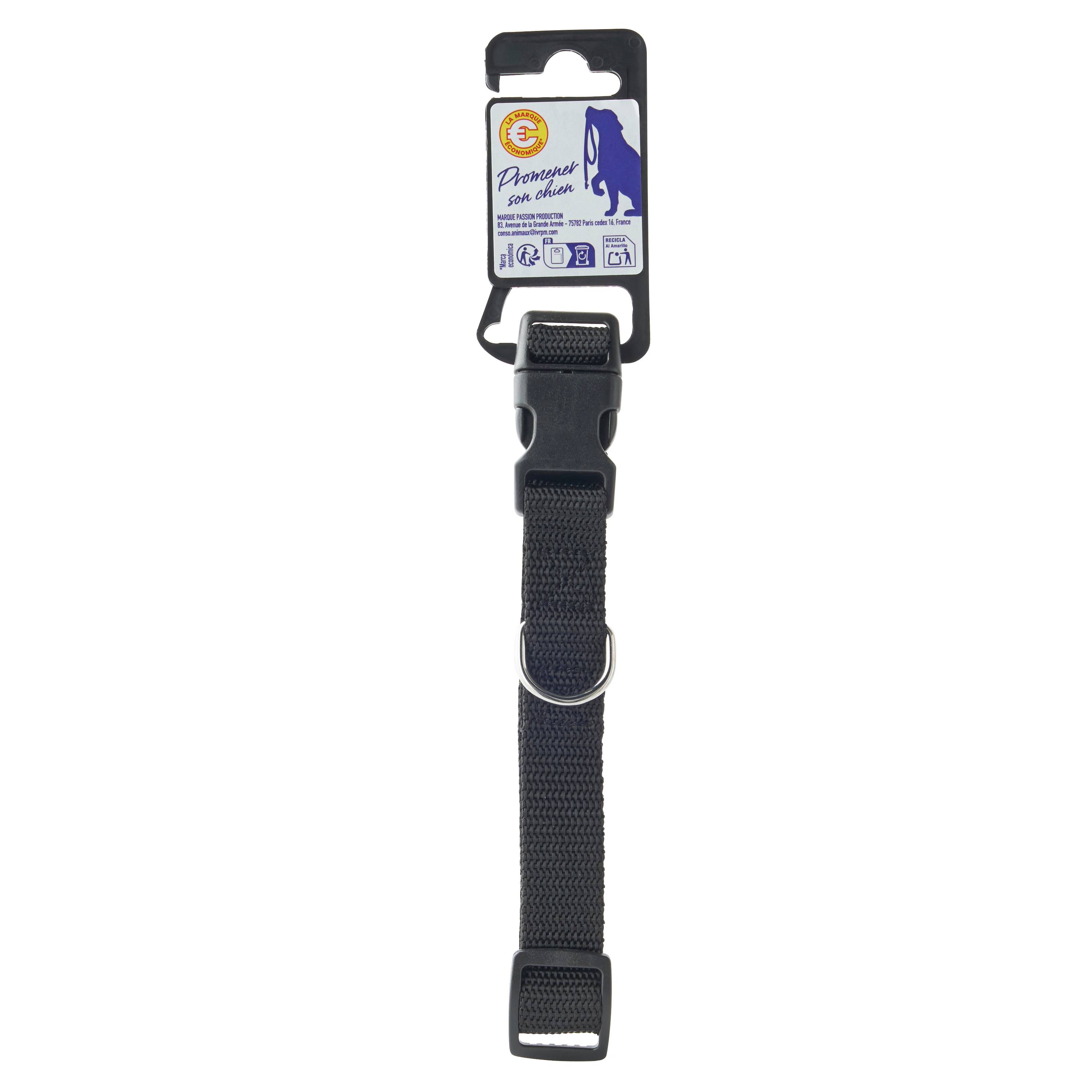 No name - zolux - Collier en nylon noir pour chien – Taille L 20 mm - Imagen 2