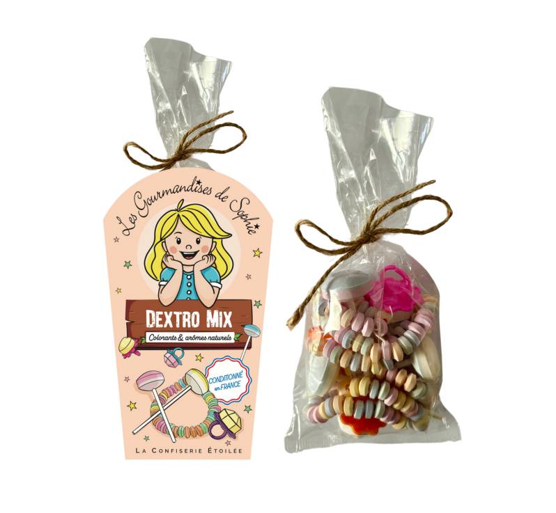 Les Gourmandises de Sophie - Bonbons "Dextro mix" 140 g - Les Gourmandises de Sophie - Imagen 1