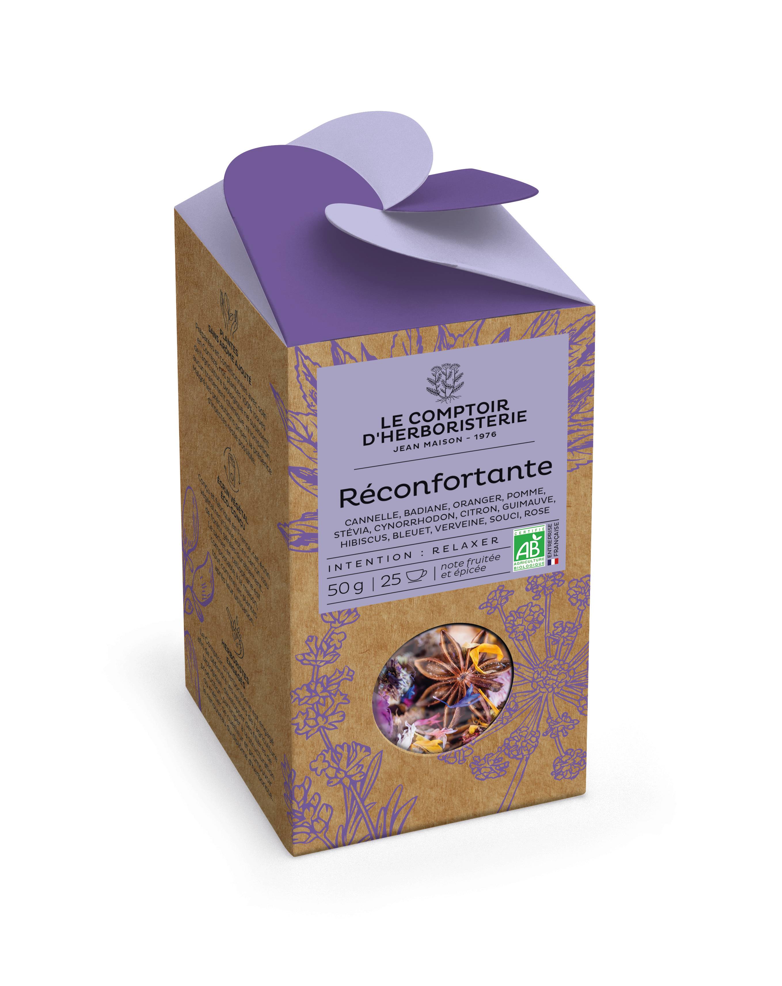 Le Comptoir D'Herboristerie - Tisane Réconfortante BIO 50 g - Le Comptoir d'Herboristerie