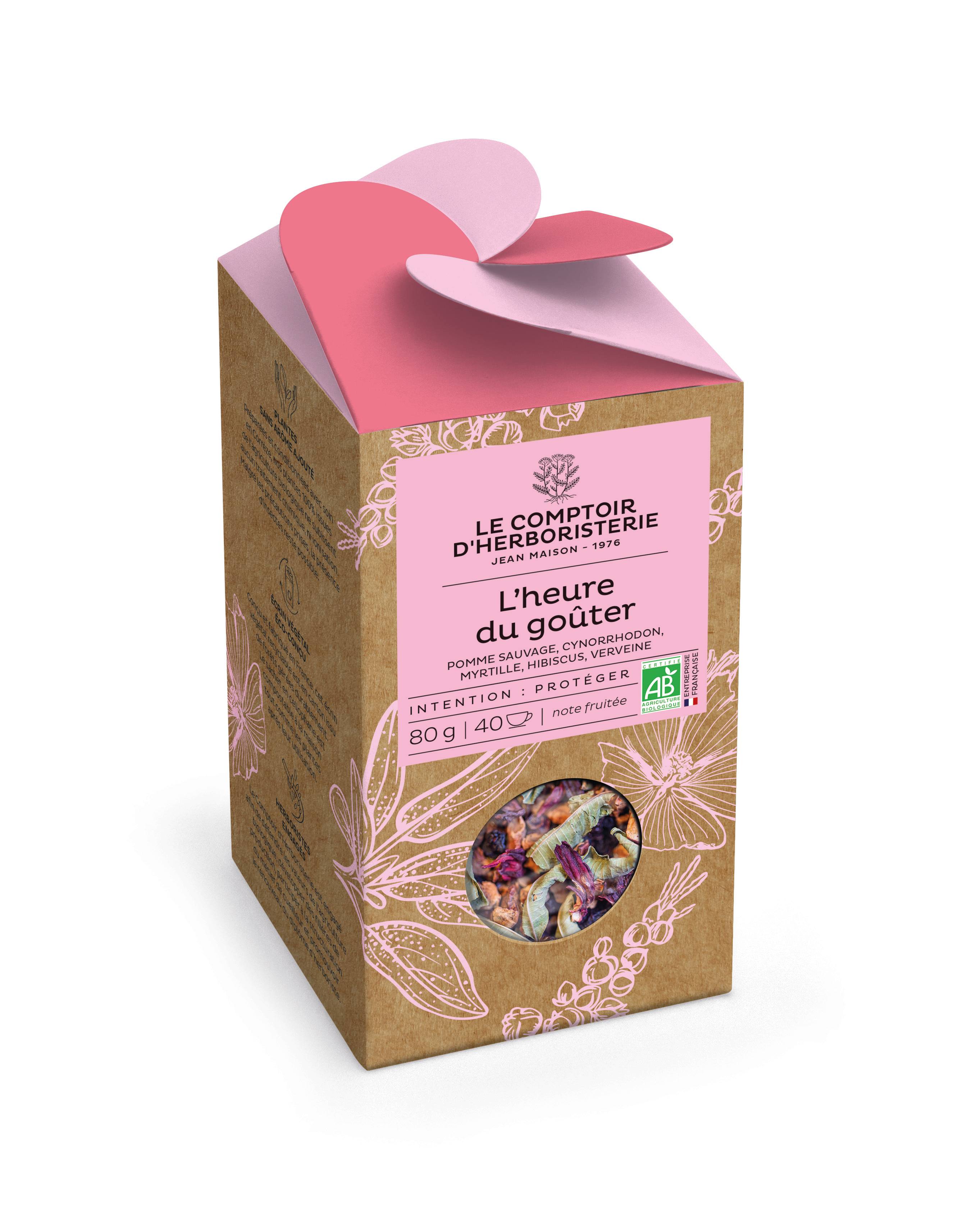 Le Comptoir D'Herboristerie - Tisane L'Heure du goûter BIO 80 g - Le Comptoir d'Herboristerie