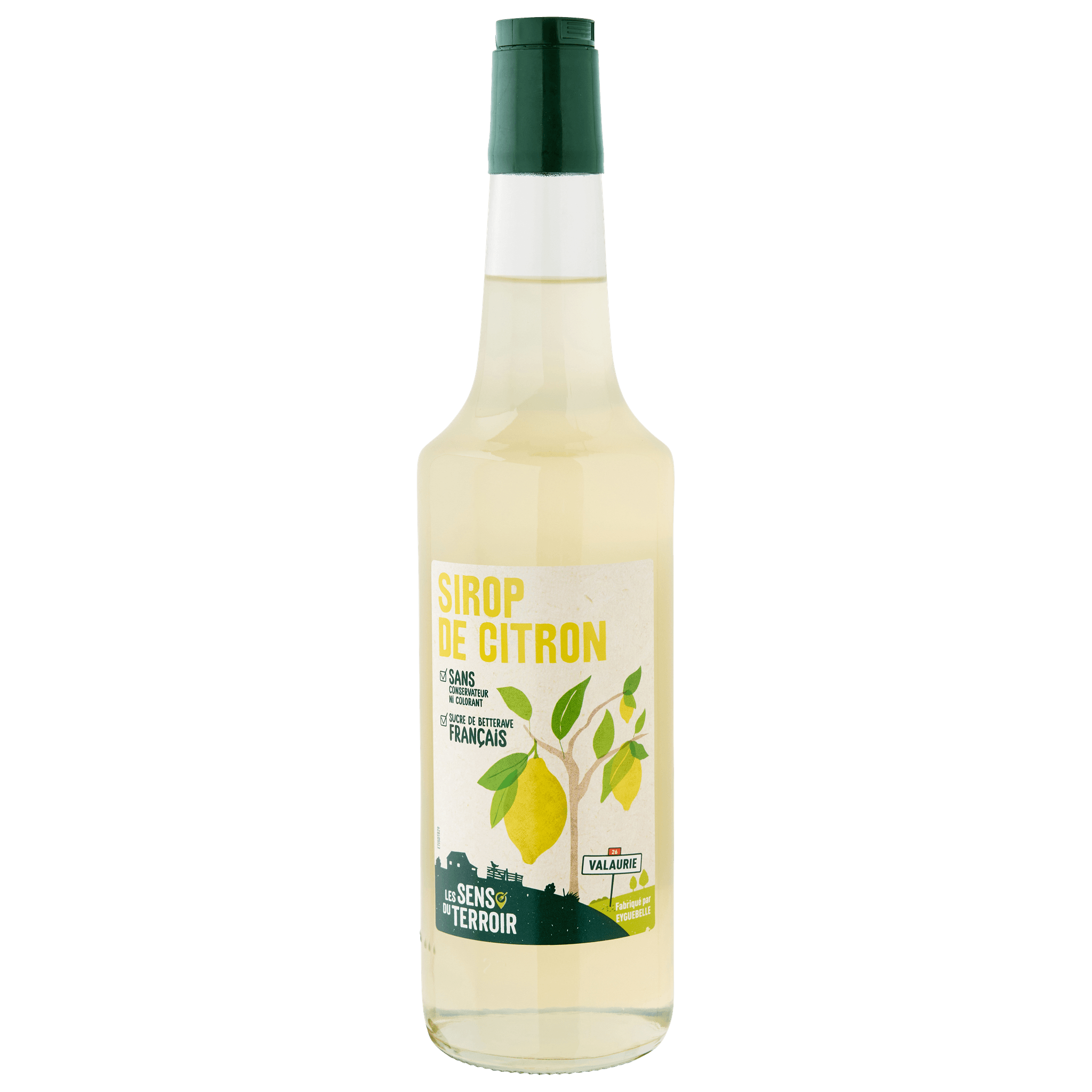 Les Sens du Terroir - Sirop de citron 70 cl - Les Sens du Terroir