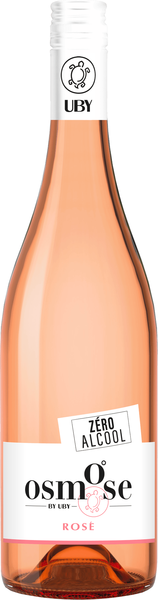 Uby Tortue - Rosé sans alcool Osmose 75 cl - UBY Tortue