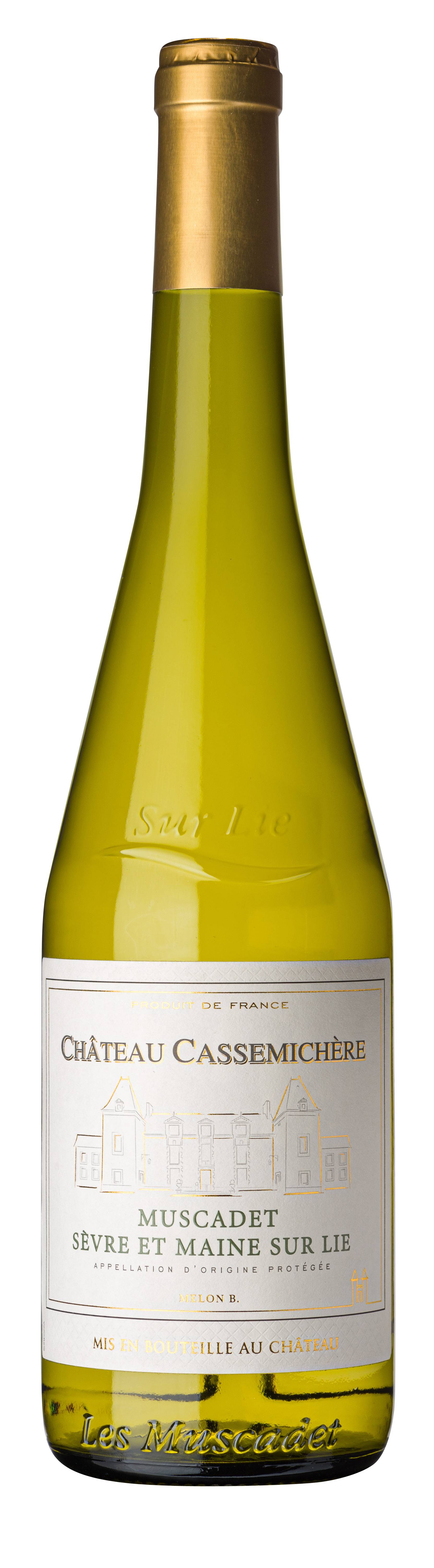 Orchidees Maisons de Vin - AOP Muscadet Sèvre et Maine sur Lie blanc 75 cl Tradition - Château Cassimichère