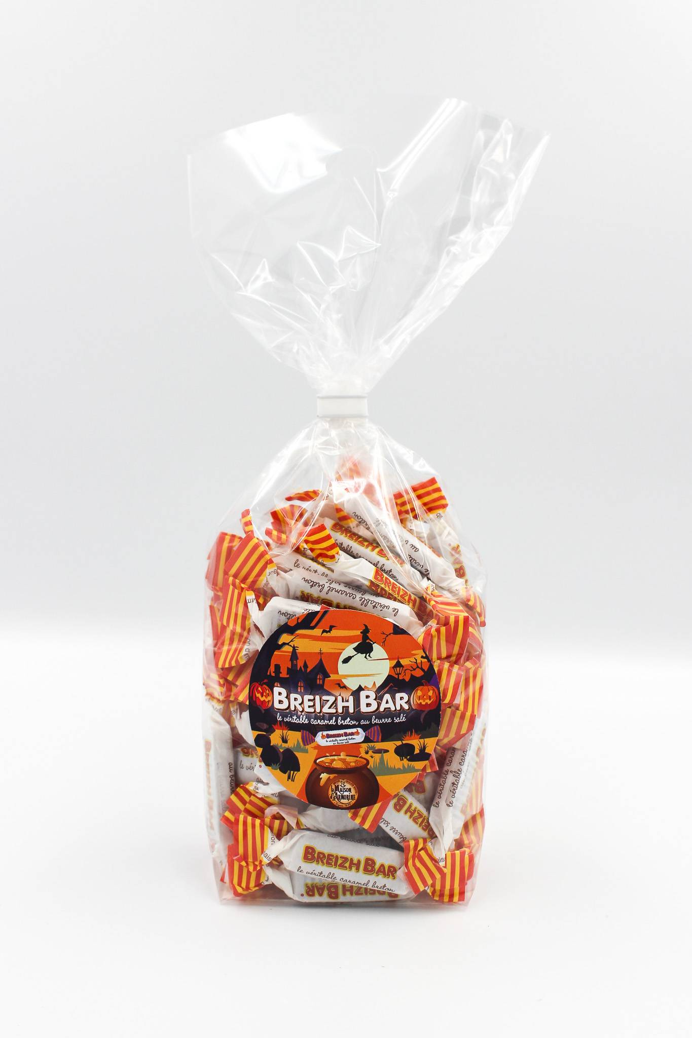 Breizh Bar halloween caramels tendres au beurre salé bio sachet 300 g - La Maison d'Armorine