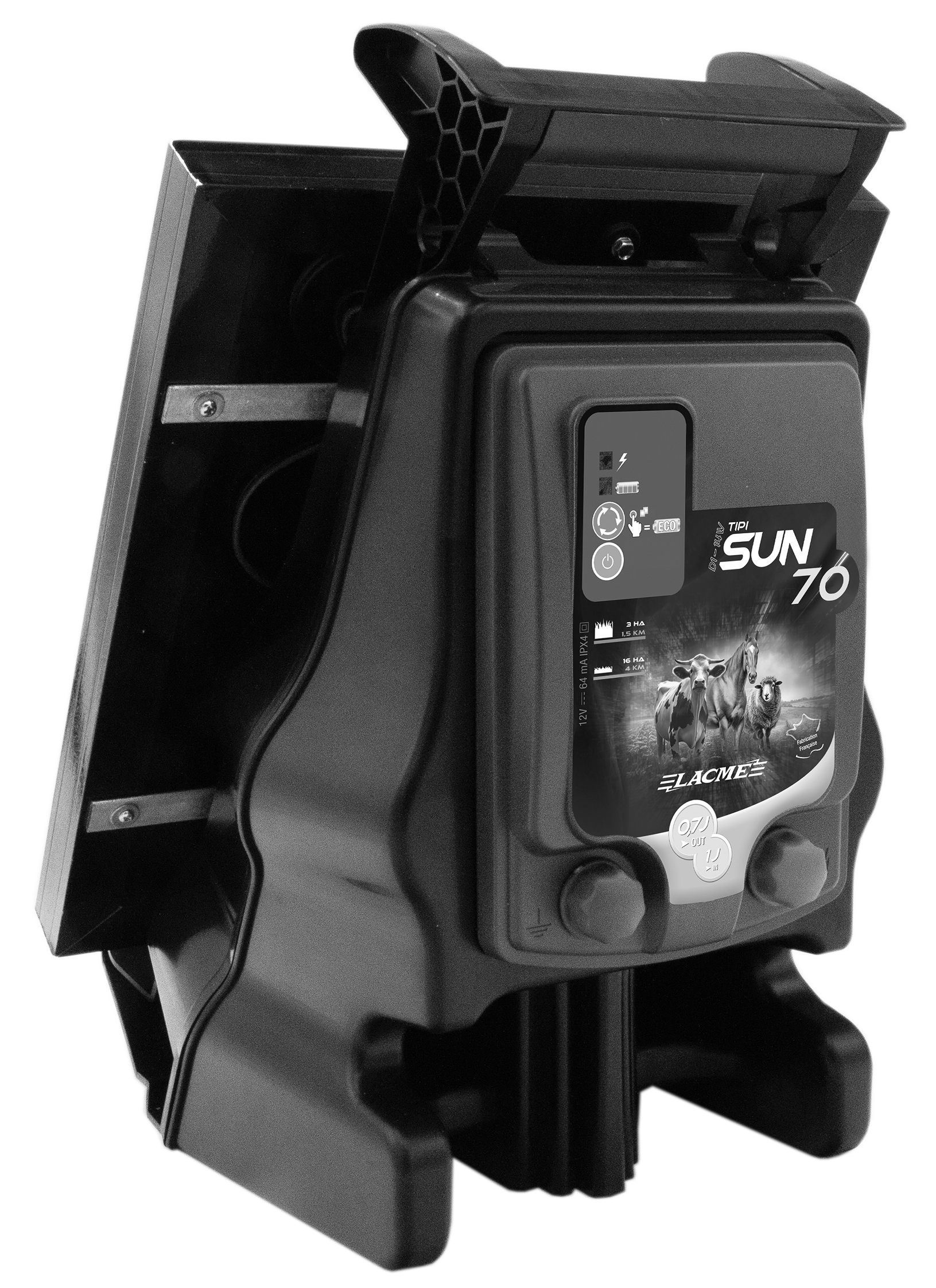 Lacme - Electrificateur compact solaire 14 W, 11600 V, 0.7 J. - LACMÉ - Image 3