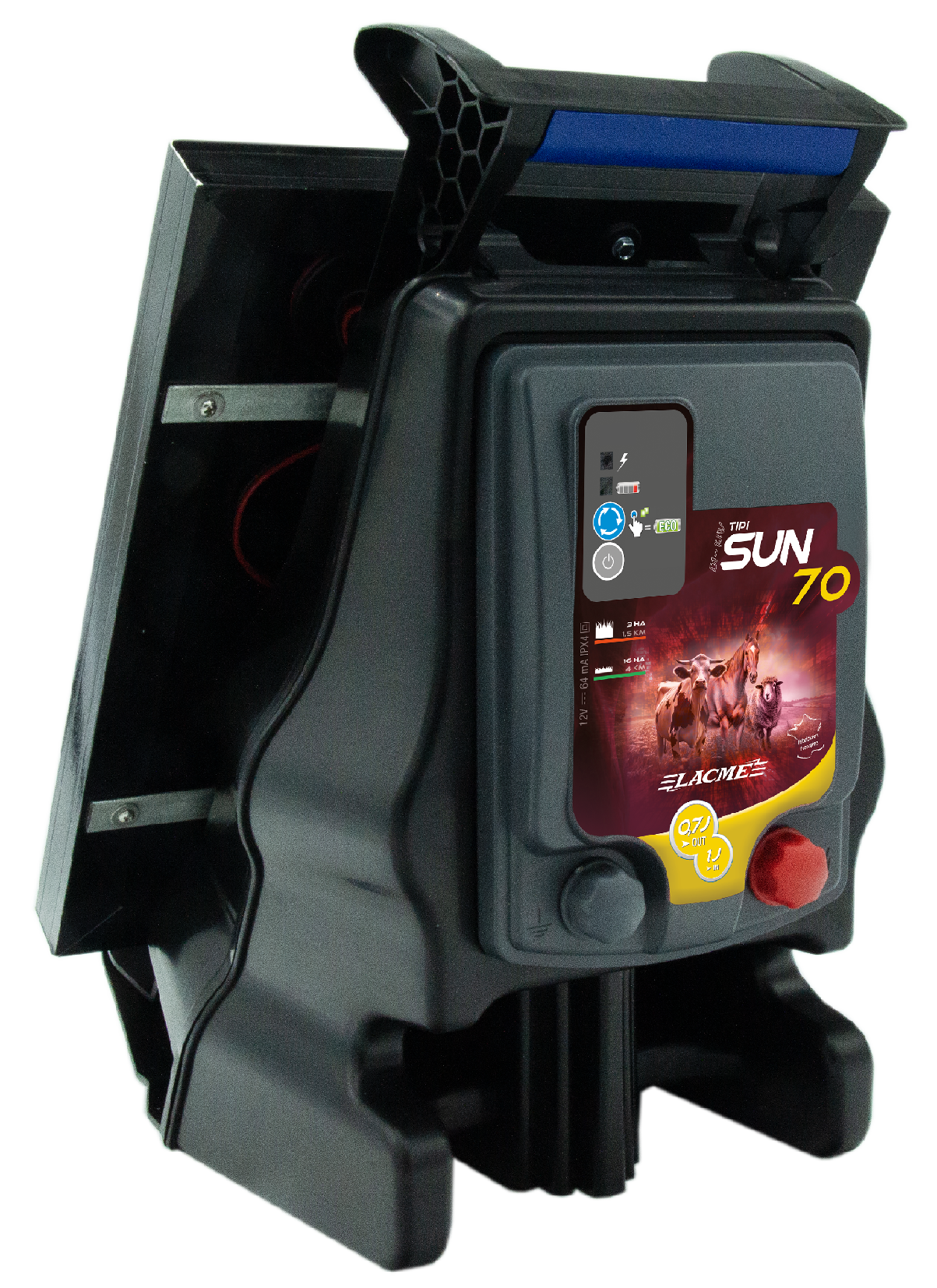 Lacme - Electrificateur compact solaire 14 W, 11600 V, 0.7 J. - LACMÉ - Image 1