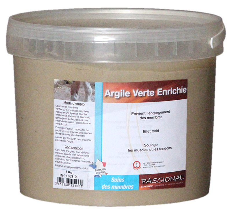 Lacme - Argile verte enrichie - Seau 5 Kg - LACMÉ