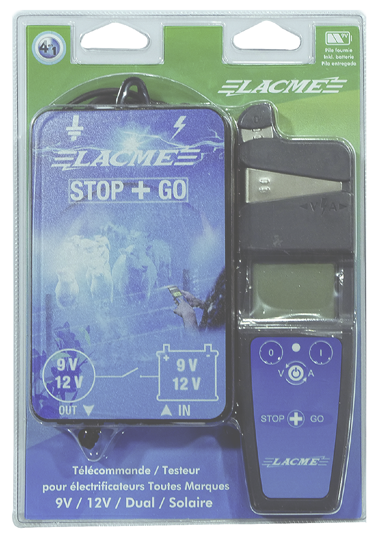 Lacme - Pack télécommande STOP+GO 12V, contrôleur - LACMÉ