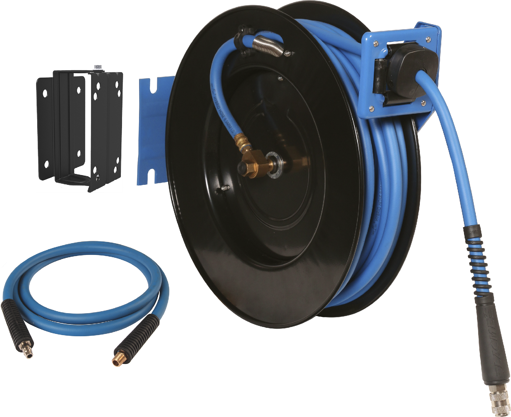 Lacme - Enrouleur automatique carter ouvert 15 m - Ø 9,5 x 15 mm - 3/8”, tuyau Lacm'Flex - LACMÉ