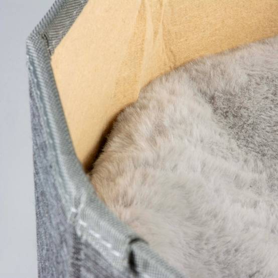 Duvo+ - Greta maison pour chat 36x36x39cm gris