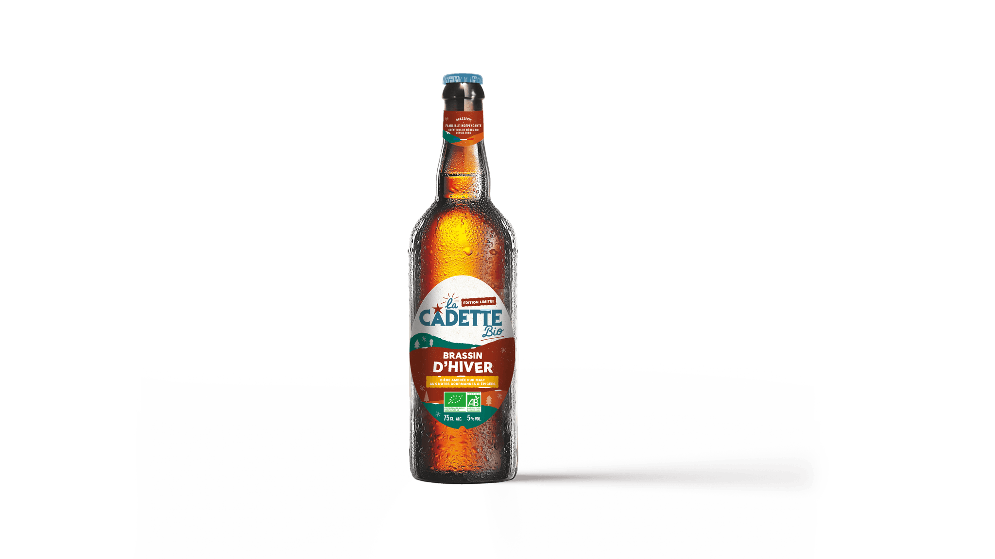Cadette bio - La Cadette Bio cerveza de Invierno 75 cl