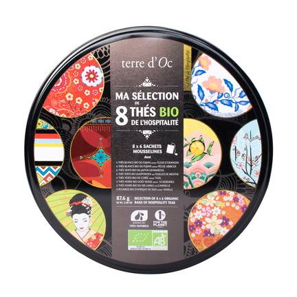 Terre d'Oc - Coffret assortiment 48 sachets de thés BIO 86,4 g - Terre d'Oc - Imagen 2