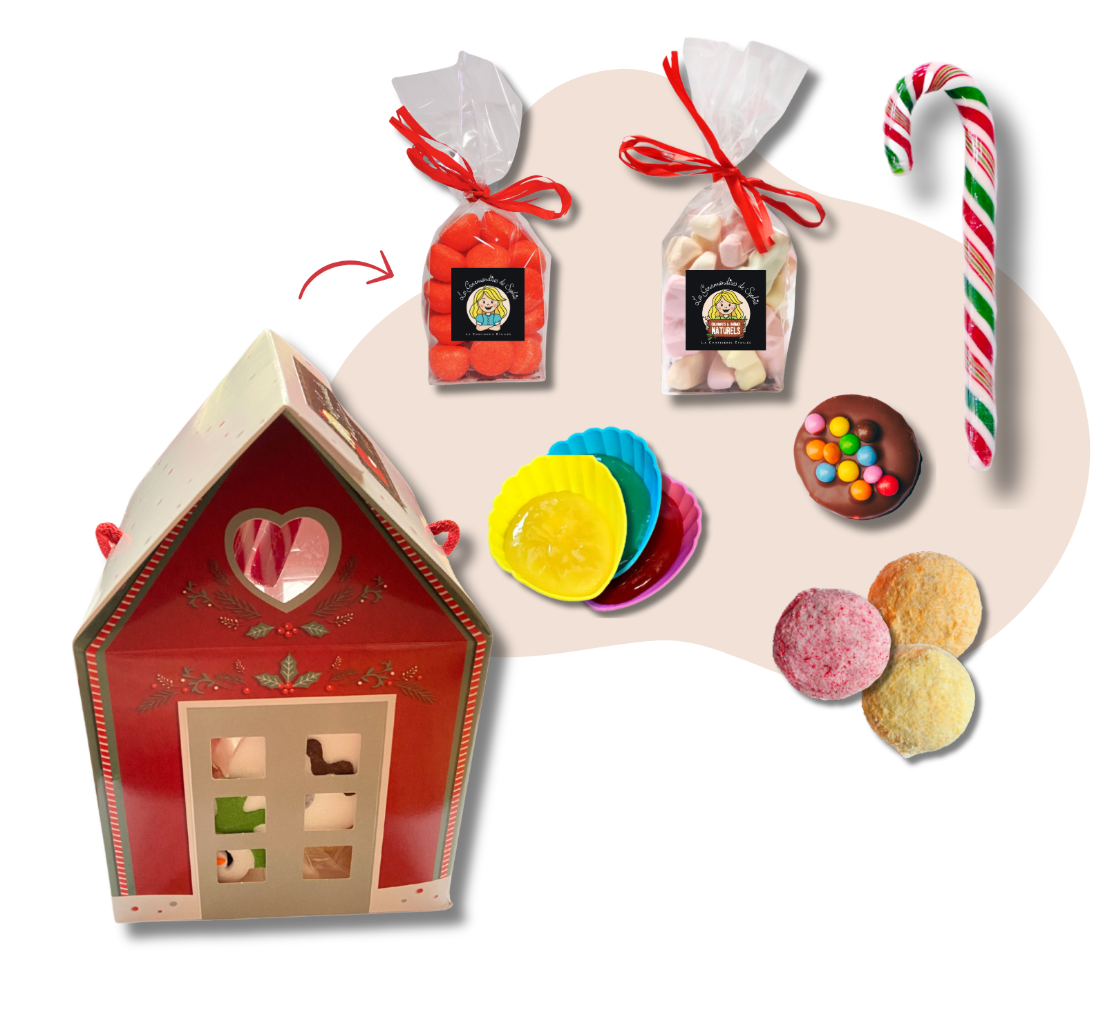 Les Gourmandises de Sophie - Chalet gourmand 215g - LES GOURMANDISES DE SOPHIE - Imagen 2