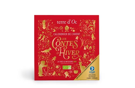 Terre d'Oc - Calendrier de l'avent solidaire 24 sachets de thés - Terre d'Oc - Imagen 1