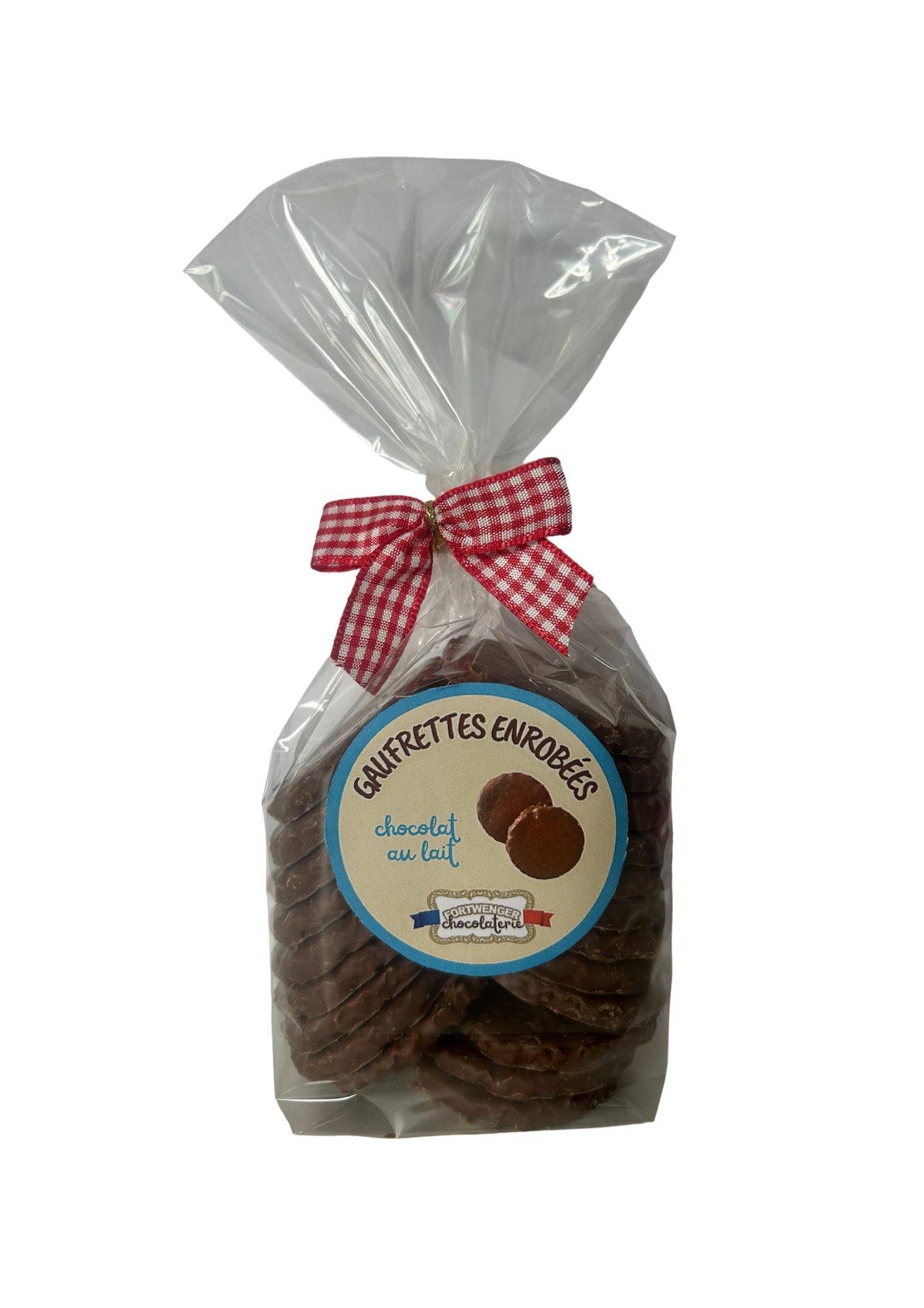 Fortwenger - Gaufrettes enrobées de chocolat au Lait 150 g - Fortwenger