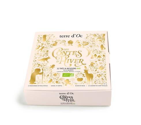 Terre d'Oc - Coffret assortiment de 32 sachets de thés BIO de noël 60 g  - Terre d'Oc - Imagen 2