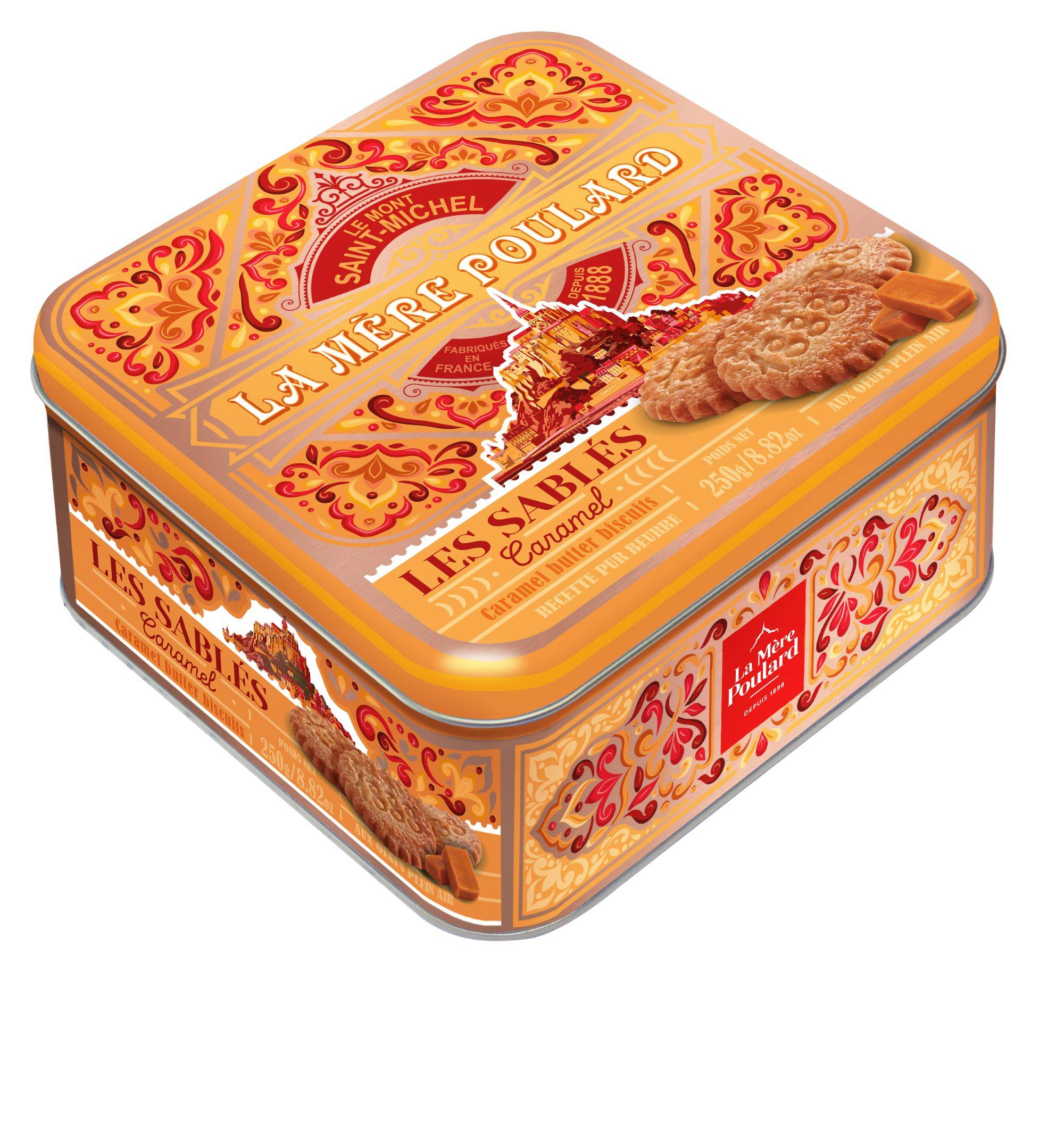 La Mère Poulard - Coffret de sablés caramel 250 g - La  Mère Poulard - Image 1