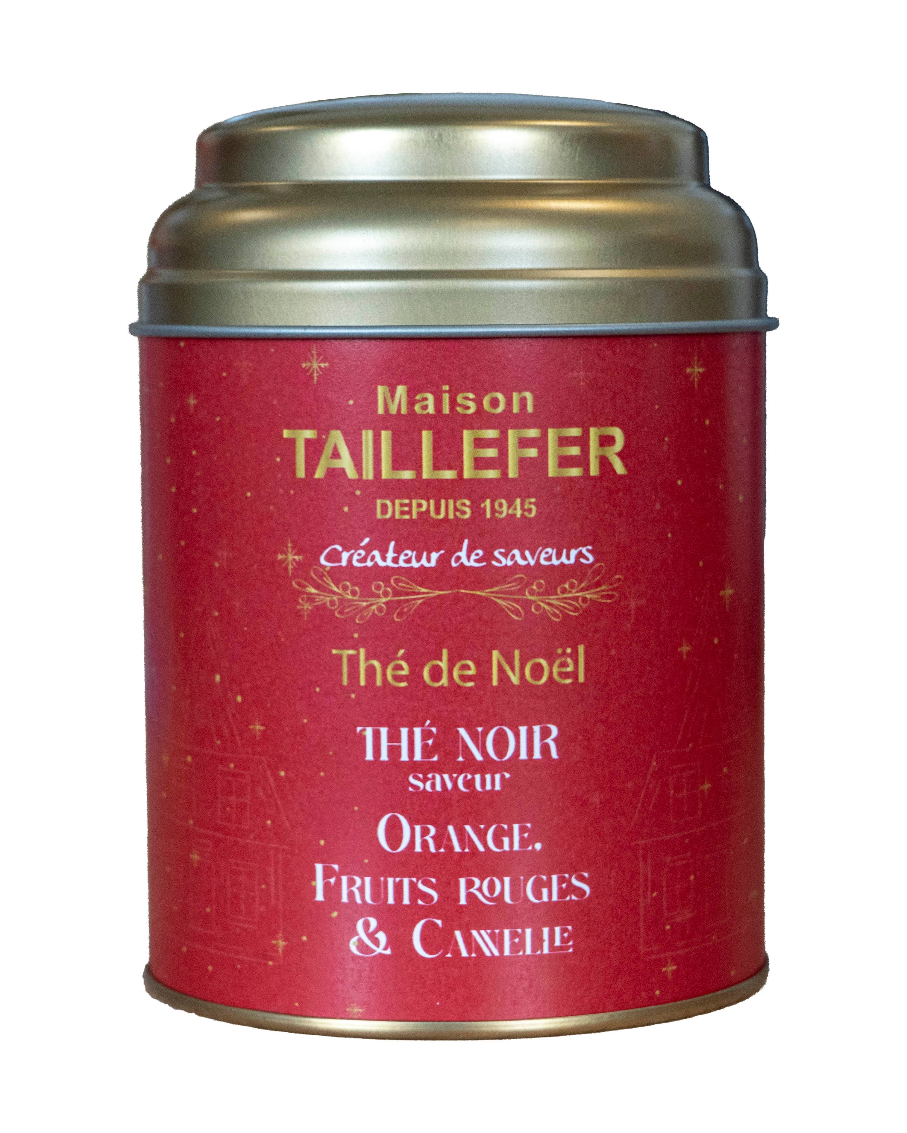 Maison Taillefer - Thé noir de Noël boite 100g - Maison Taillefer