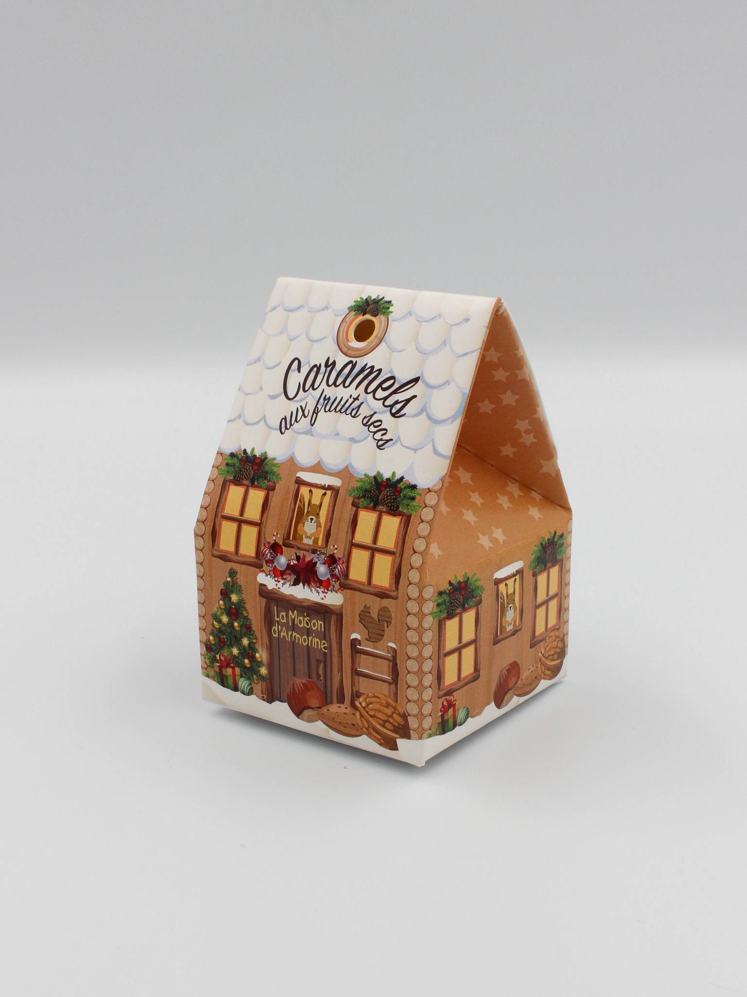 La Maison d Armorine - Caramels tendres au beurre salé et aux fruits secs chalet 40 g - La Maison d'Armorine