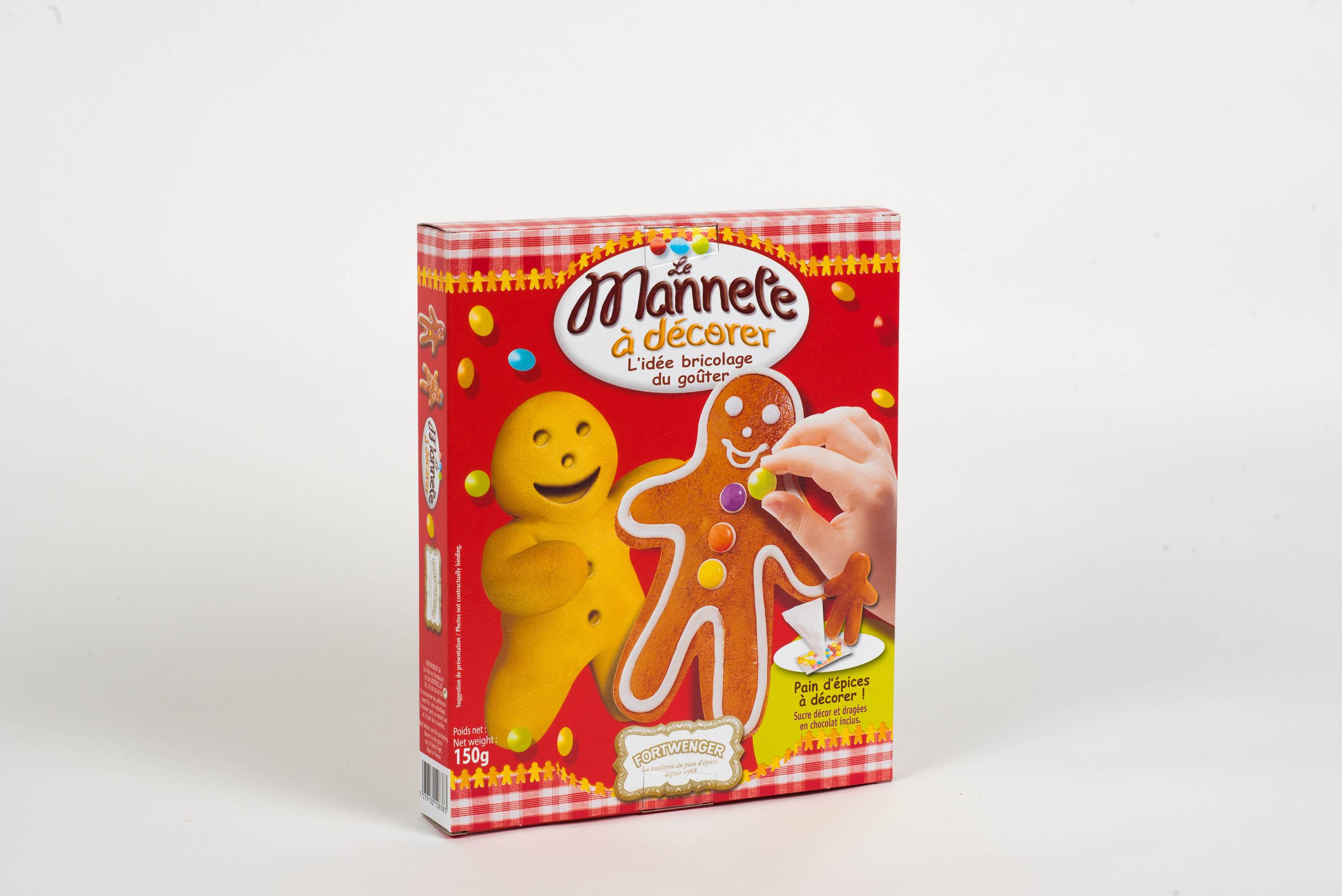 Fortwenger - Mannele à décorer 150 g - Fortwenger